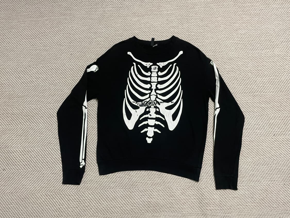 빈티지 본 그래픽 롱슬리브 J03266 상품이미지1