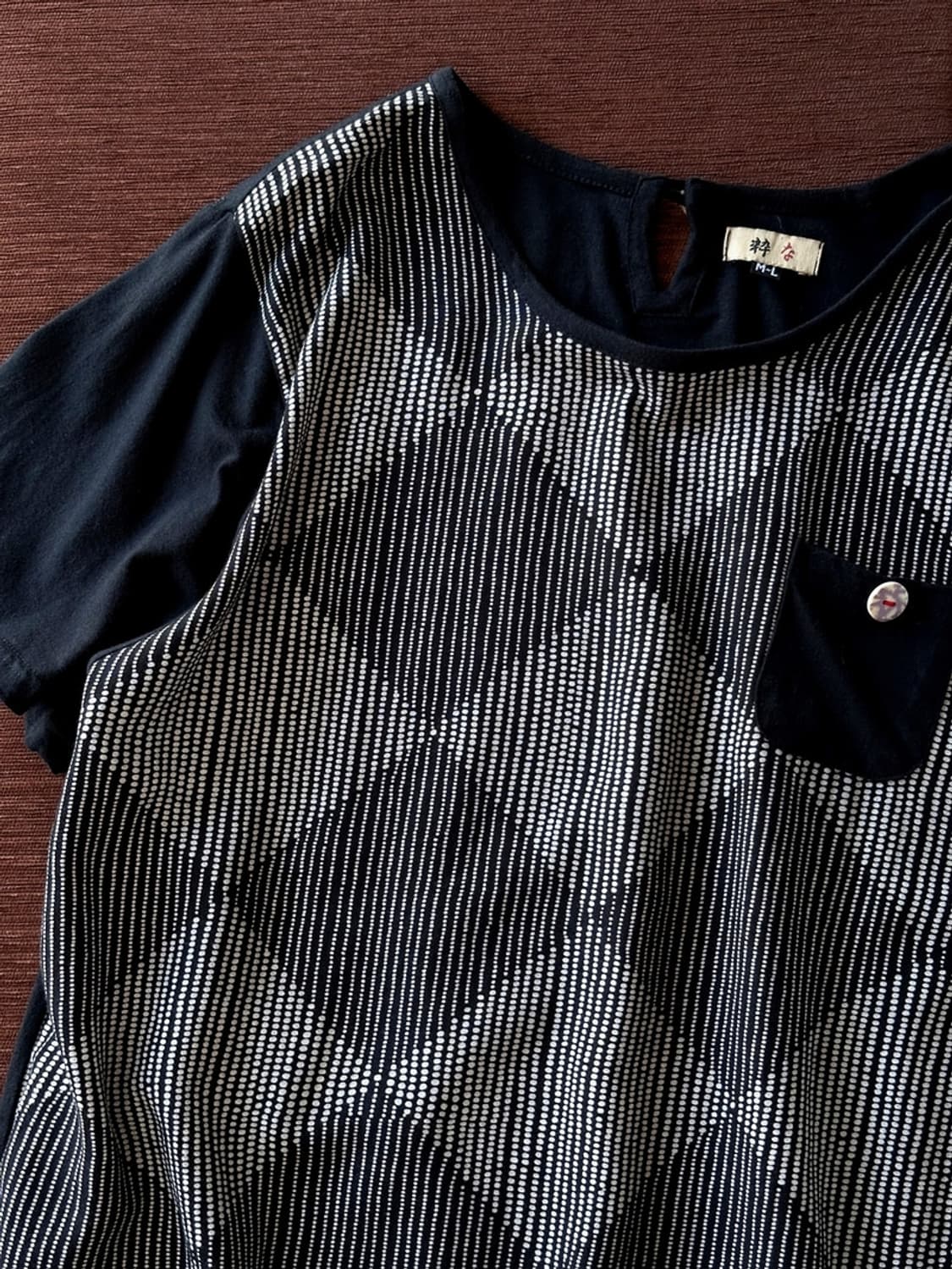 Multi patterned design rayon cotton tee 상품이미지6