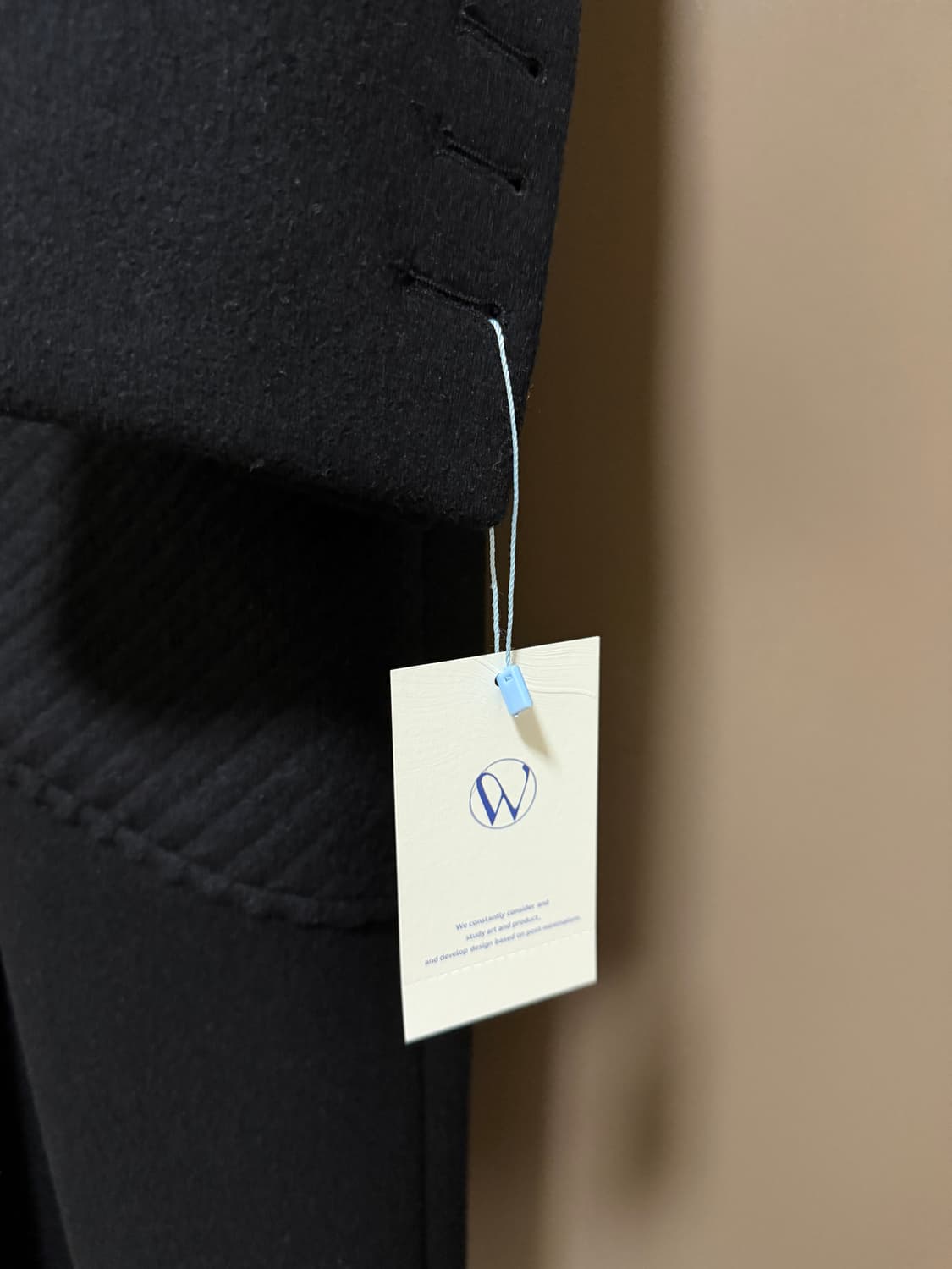 [새상품] 웨이비니스 ASYMMETRY DOUBLE LONG COAT 상품이미지6