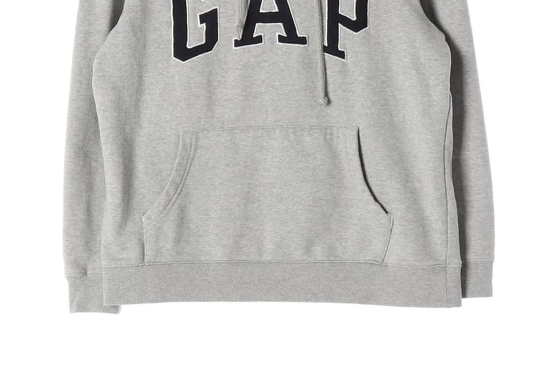 GAP 그레이 빅로고 기모 후드 XS 상품이미지4