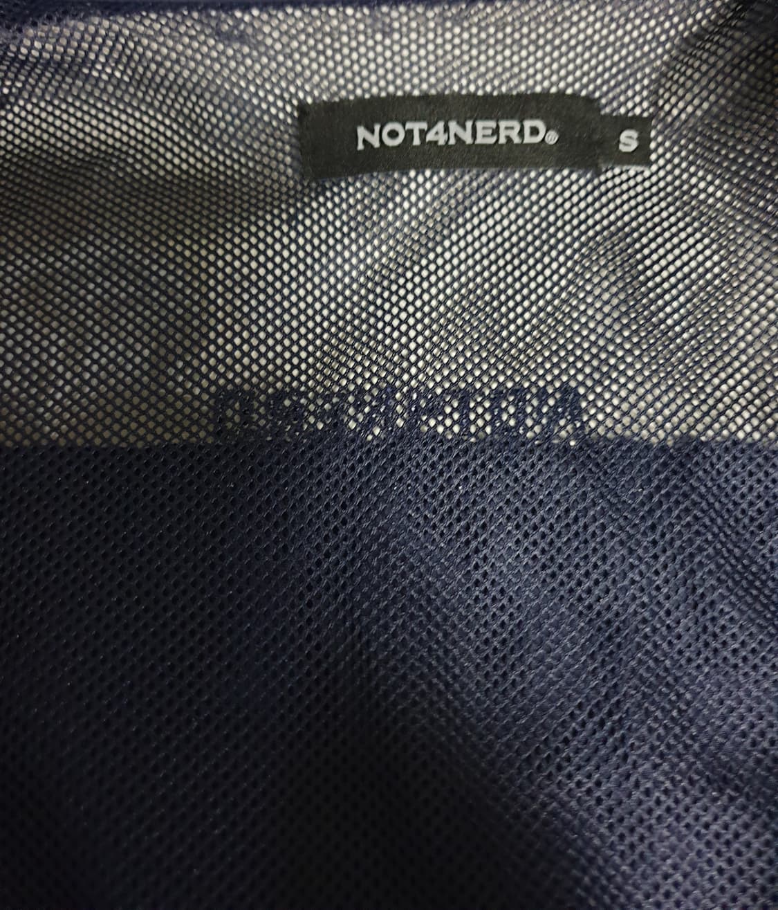 낫포너드 나일론 레이싱 바람막이 자켓 네이비 (S) 상품이미지4