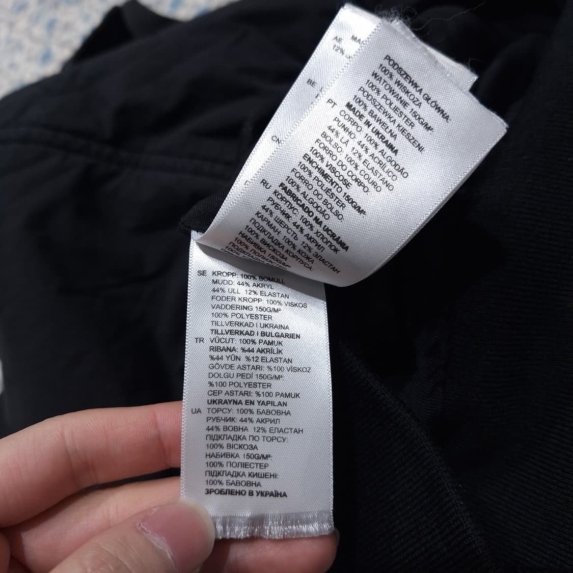 산드로 블랙 지퍼 디테일 투포켓 코튼 블루종 항공점퍼 마원MA1 봄버자켓 상품이미지9