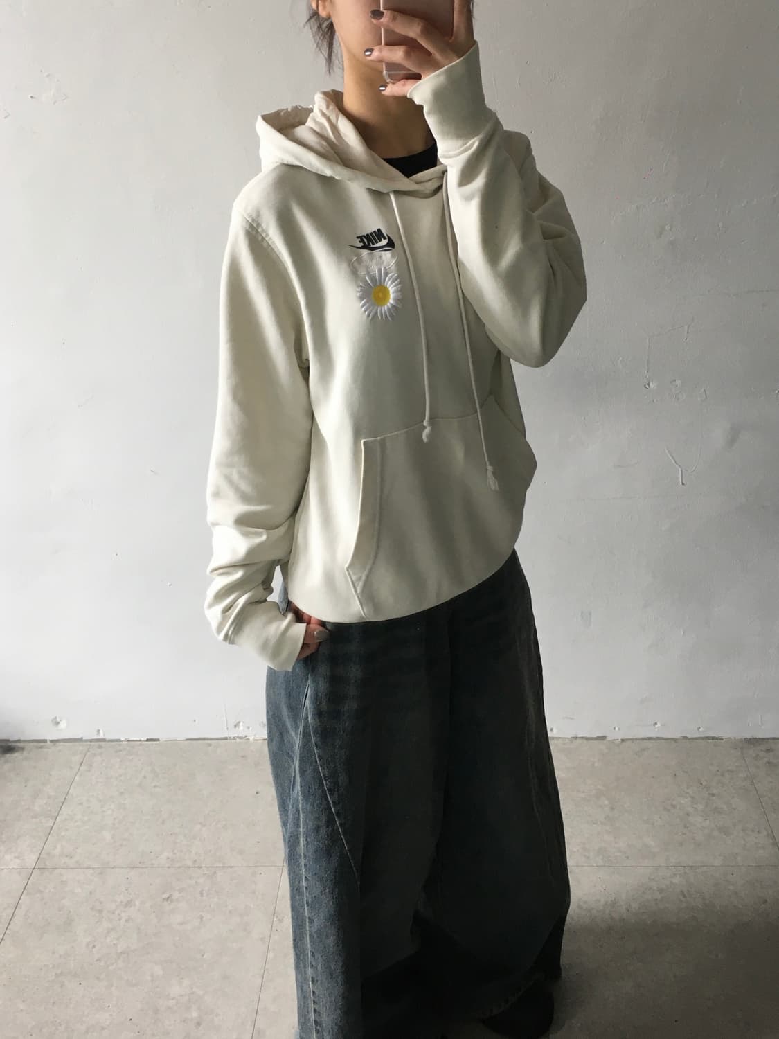 나이키 백프린팅 후드티 상품이미지2