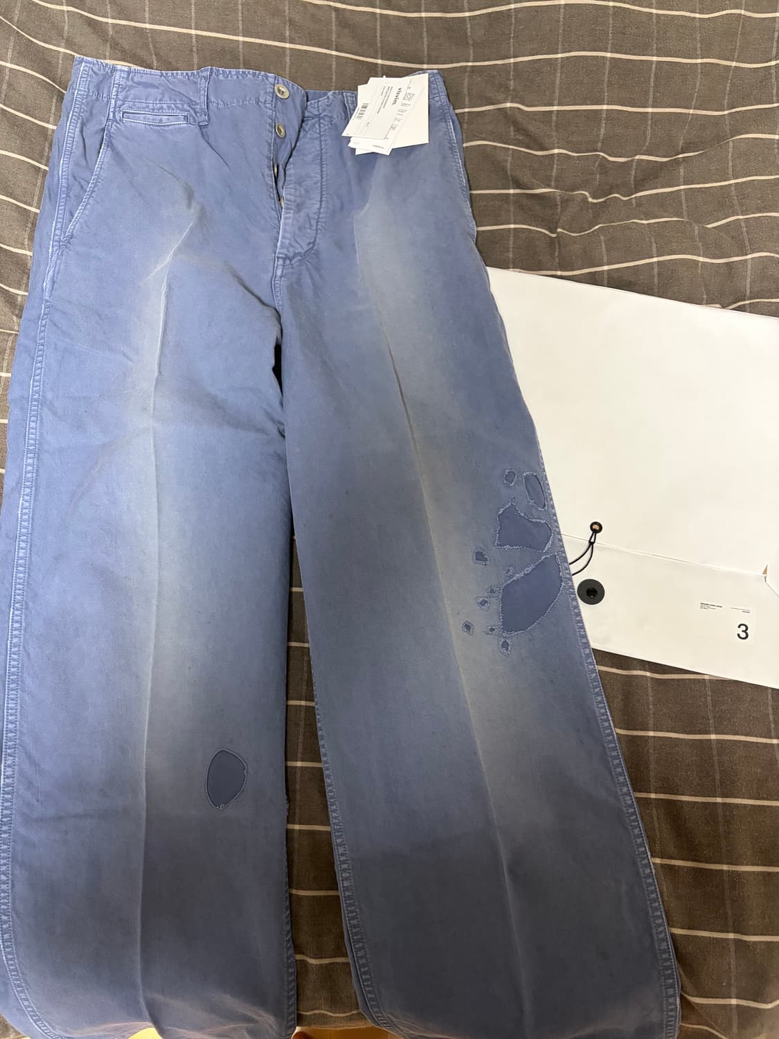 [3] 비즈빔 visvim 26ss broader 치노 크래쉬 네이비 상품이미지1