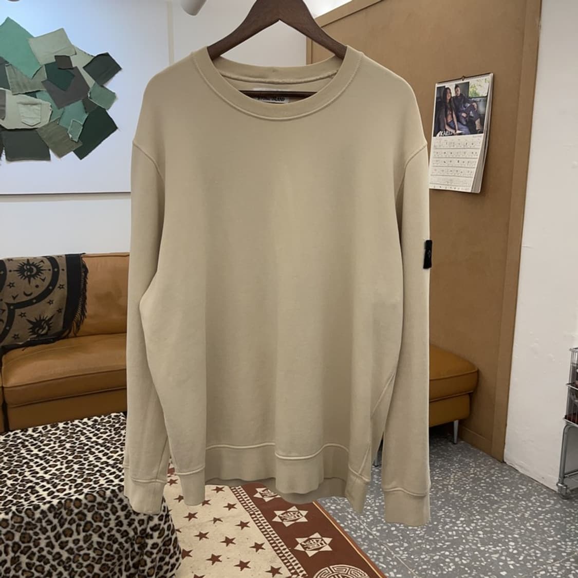 스톤 아일랜드 빈티지 캐주얼 와펜 맨투맨 XXL C09289 상품이미지3