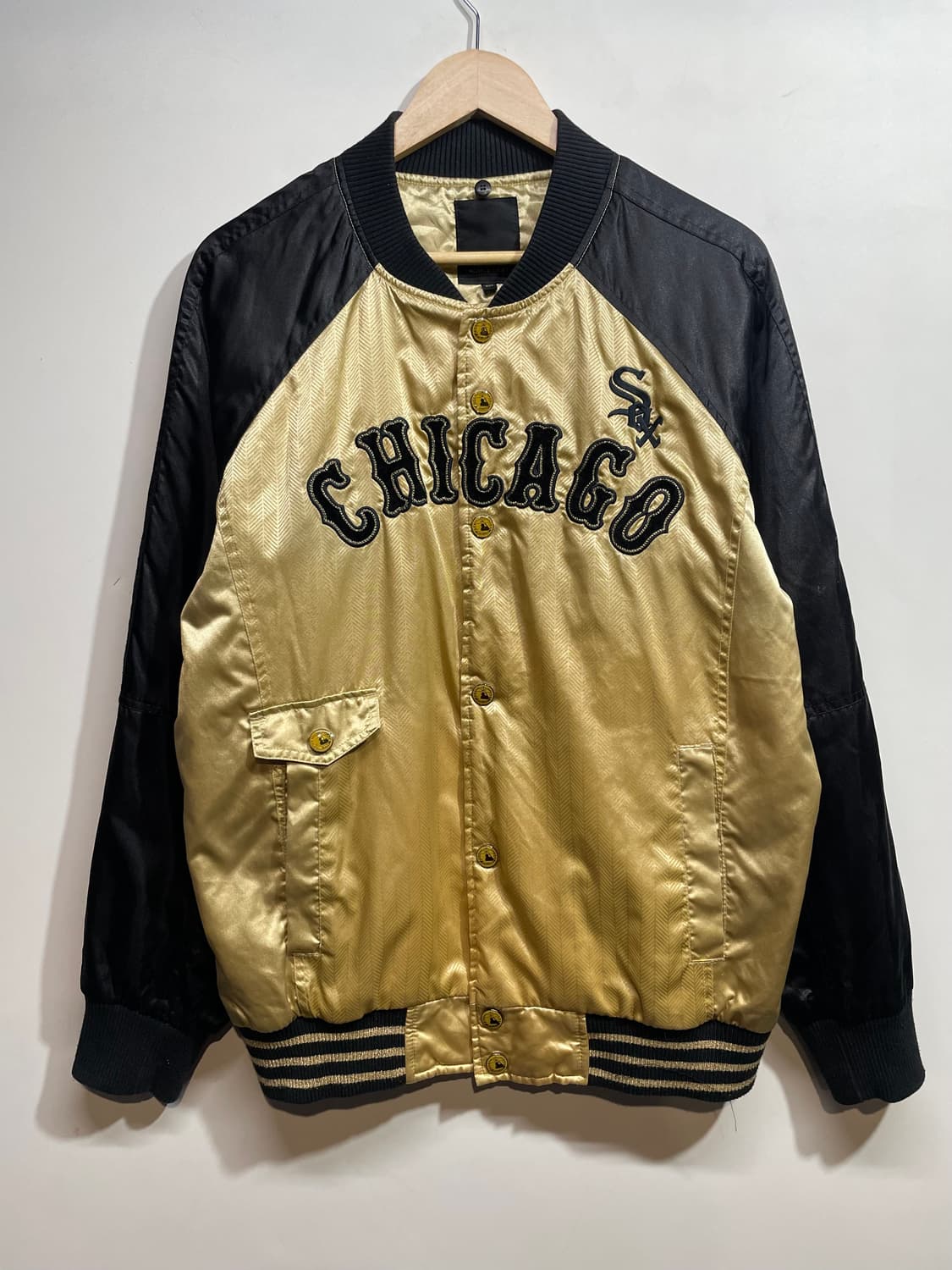 MLB 시카고 화이트삭스 야구 점퍼 골드 상품이미지2