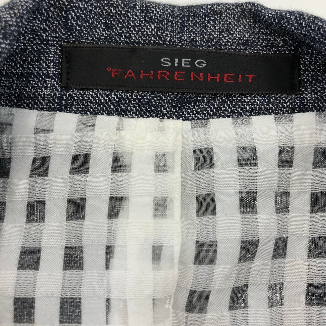 지이크 체크 혼방자켓 105 사이즈 상품이미지4