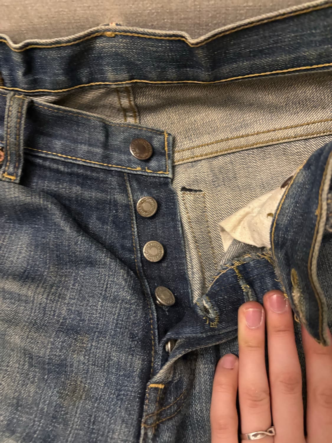 리바이스 빈티지 501 셀비지 버튼플라이 상품이미지7