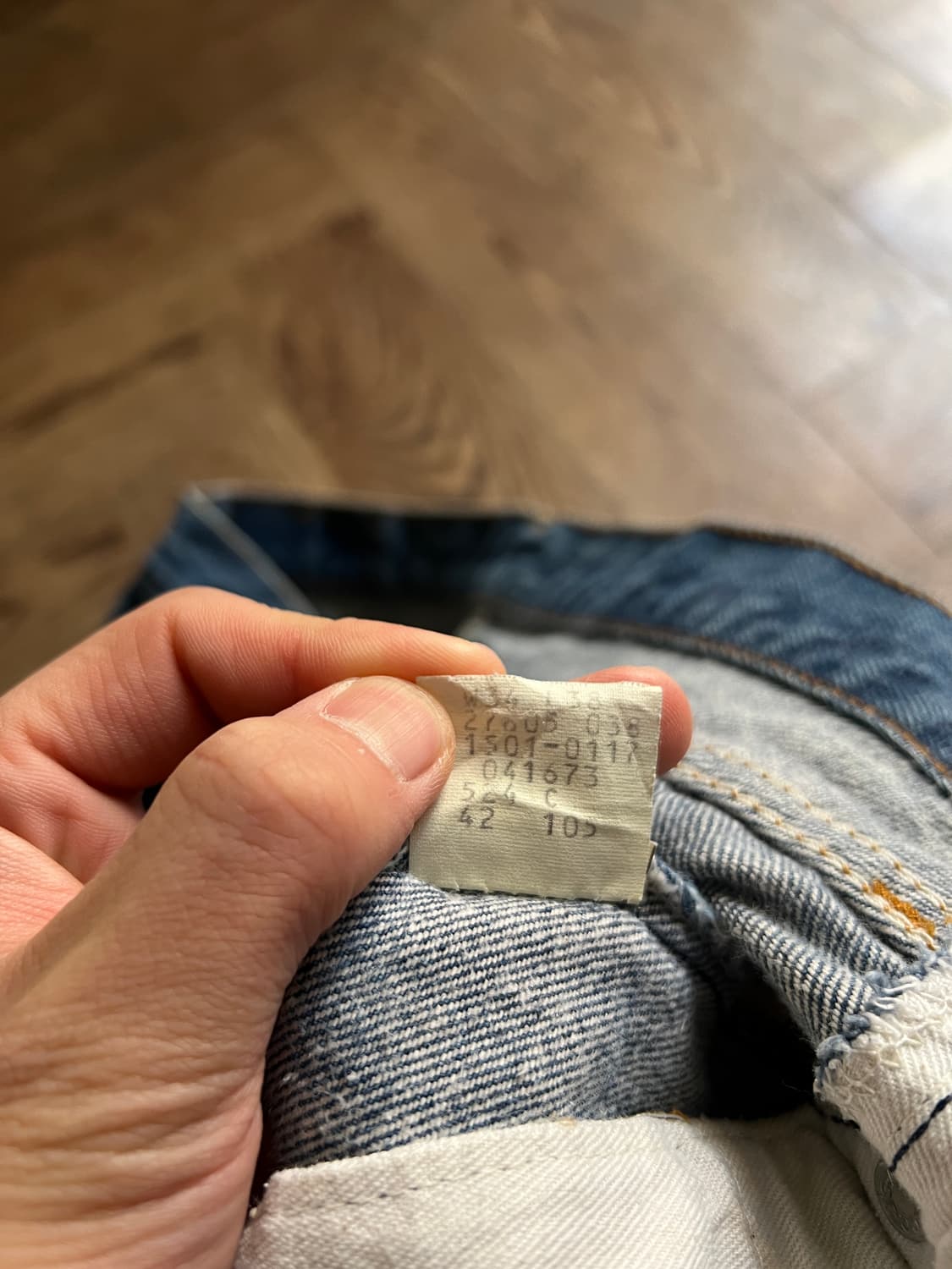 [34]80's 리바이스 501 Made in USA 데님 팬츠 S1 상품이미지7