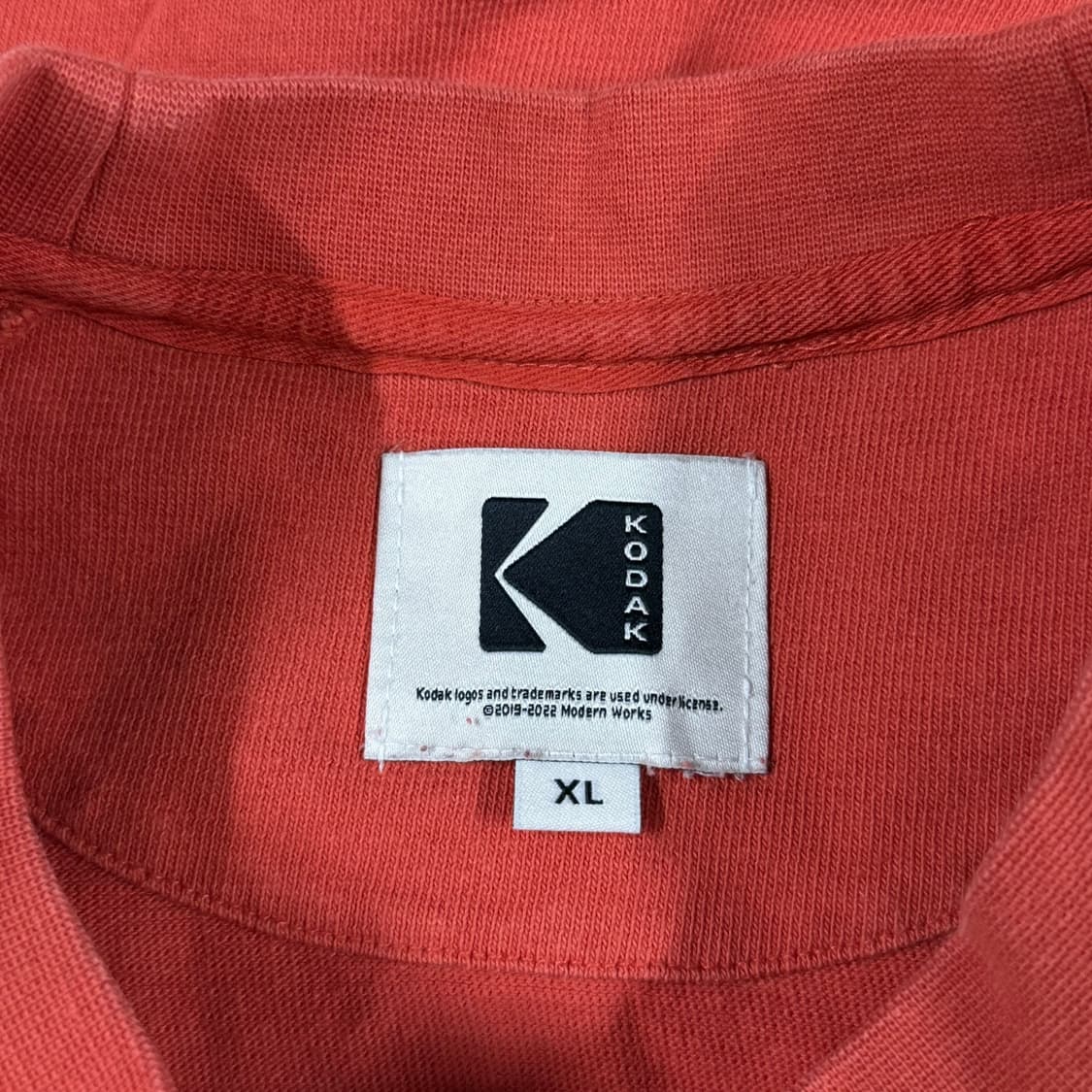 [XL] 코닥(KODAK) 나스카 레이싱 그래픽 피그먼트 긴팔티 상품이미지5