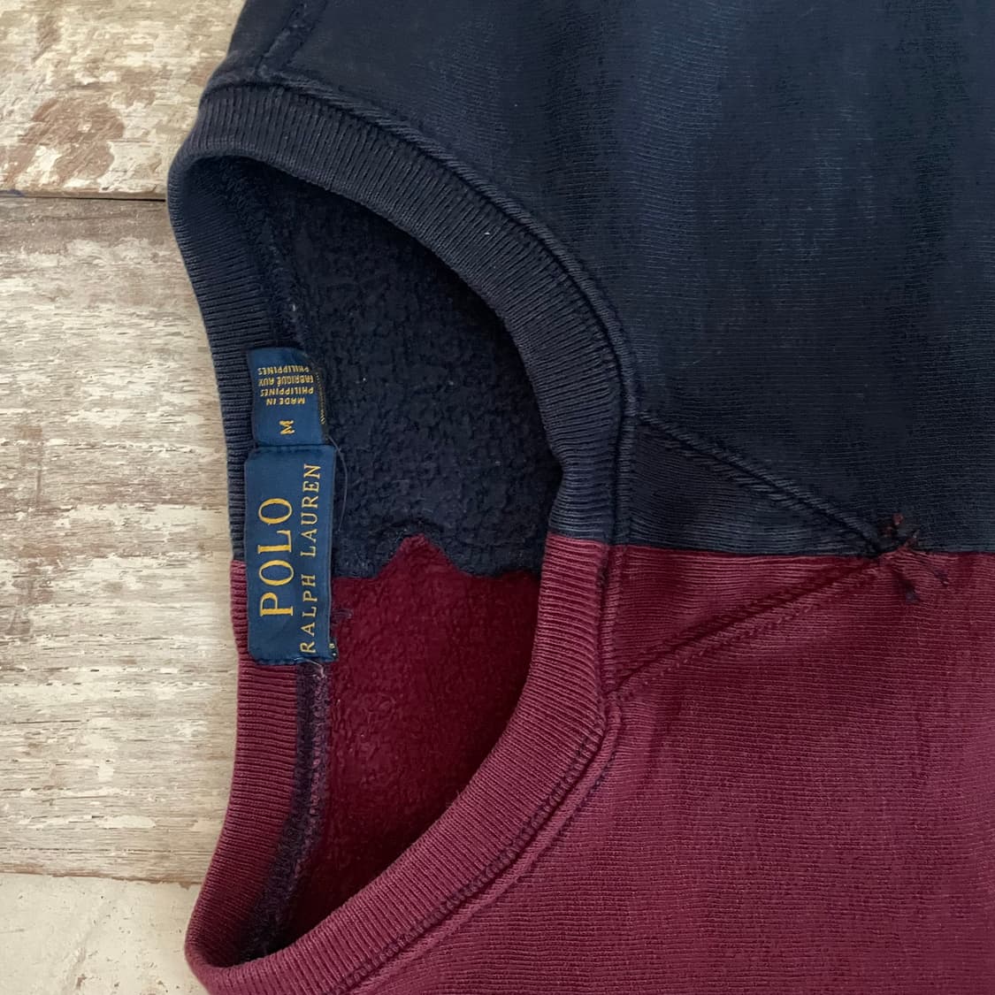 폴로 랄프로렌 배색 크루넥 스웻셔츠 상품이미지5