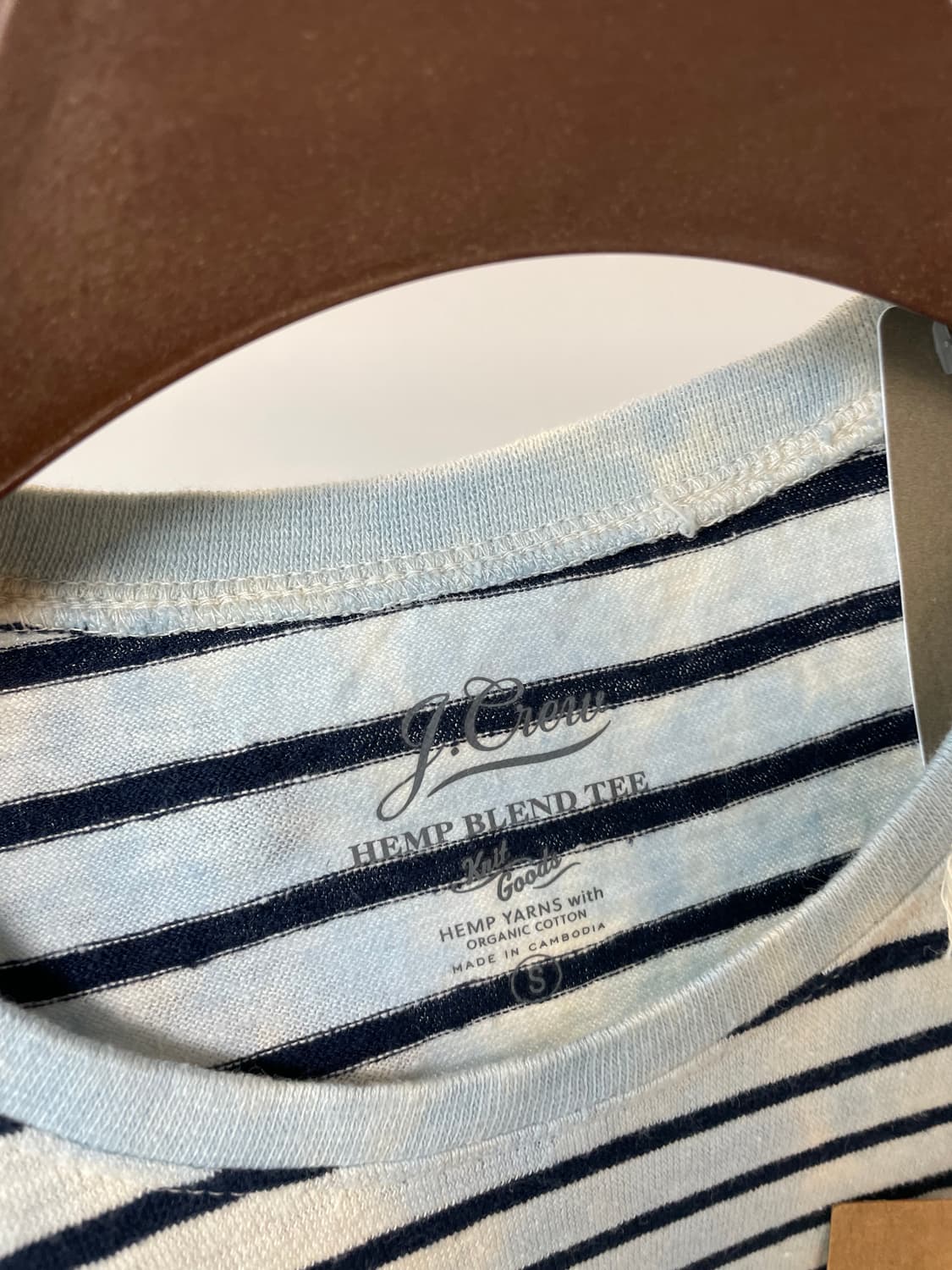 (S) jcrew 제이크루 포켓 스트라이프 반팔티 상품이미지4