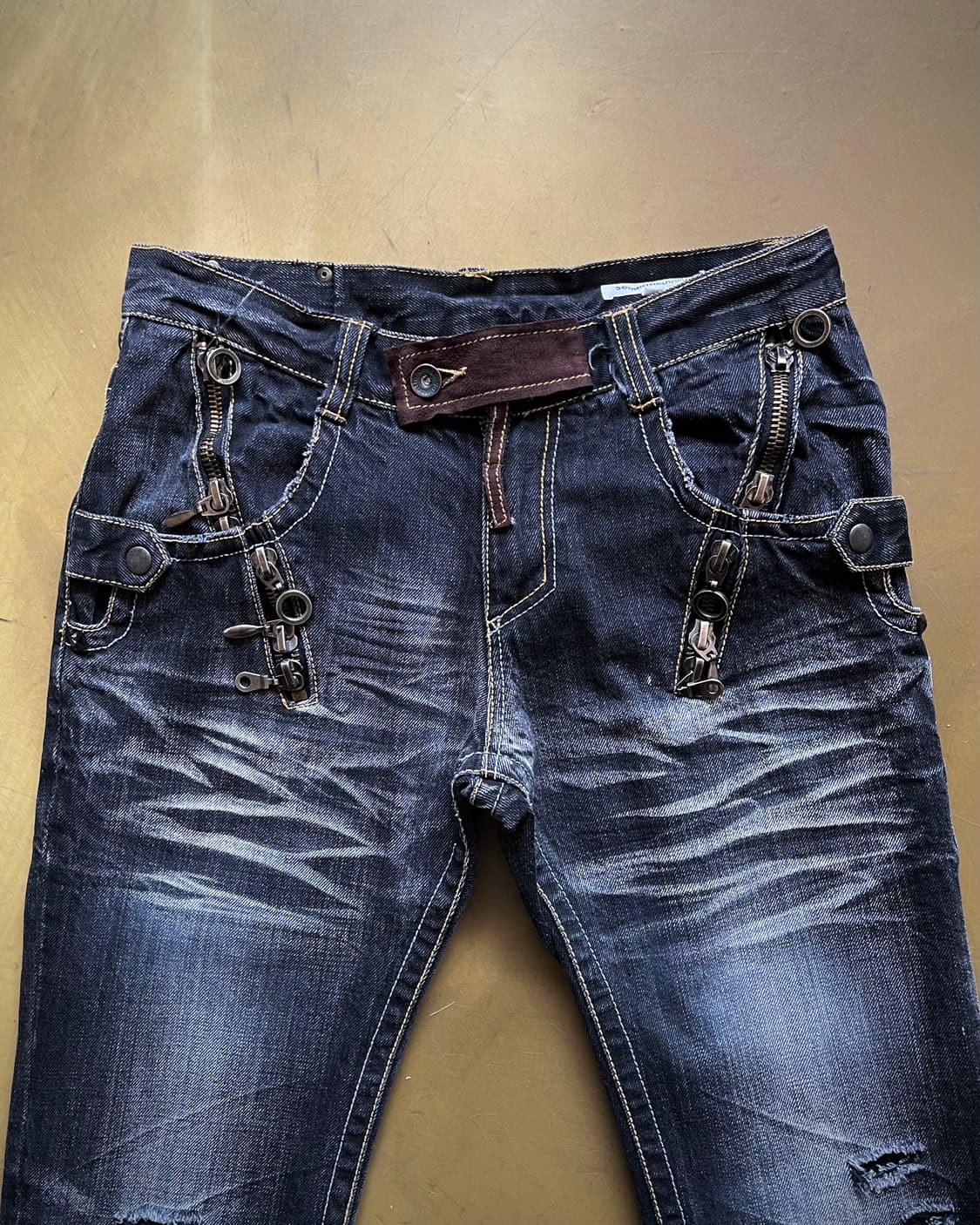 Semanticdesign Washed Flare Denim Pants 상품이미지4