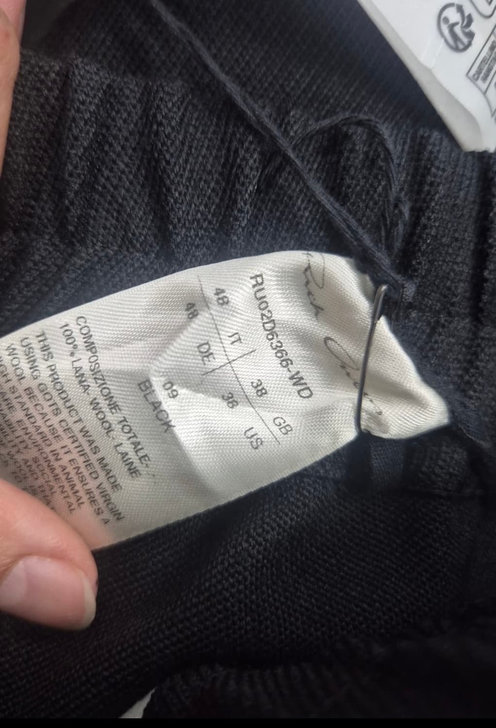 릭오웬스 외이드 벨라팬츠 상품이미지5