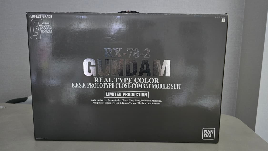 반다이 PG 퍼스트 건담  리얼타입 컬러 한정판 상품이미지1