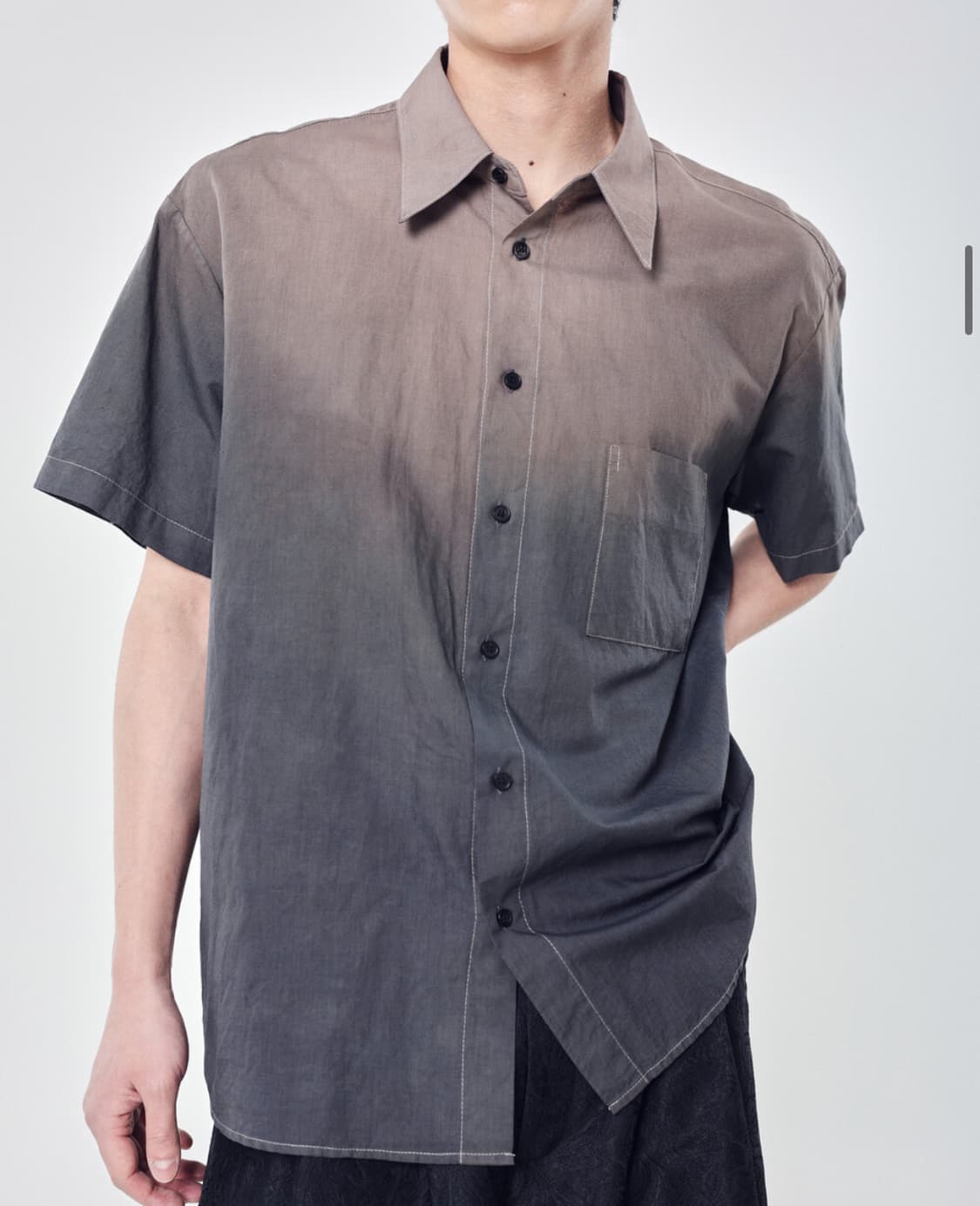 음양 셔츠 eyc  Natural dyeing half shirt 상품이미지2