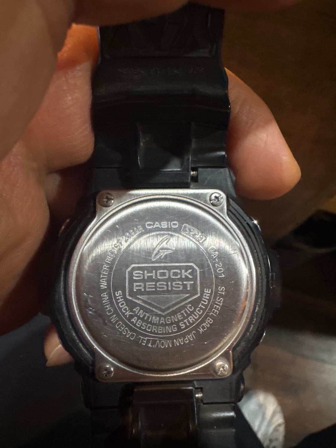 카시오 G-shock 검정 상품이미지4