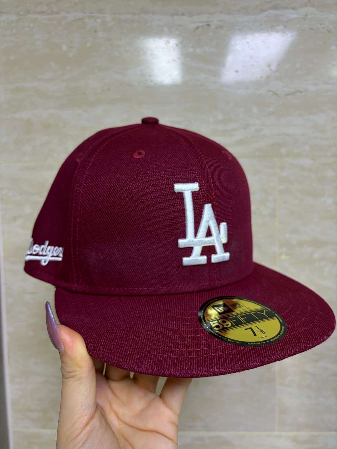 뉴에라 버건디 스냅백 (새) 상품이미지1