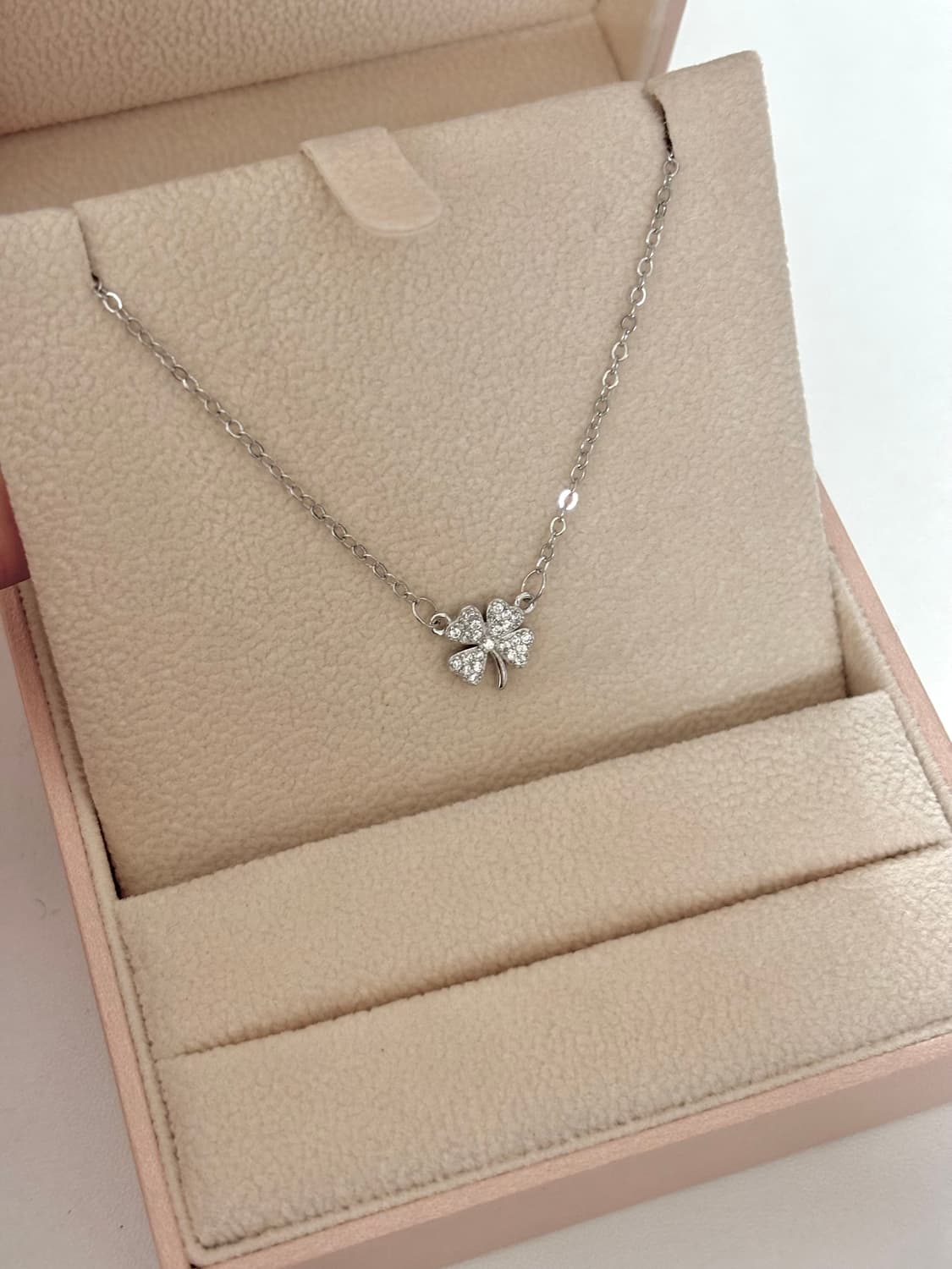 네잎클로버 실버 목걸이 silver925 상품이미지2