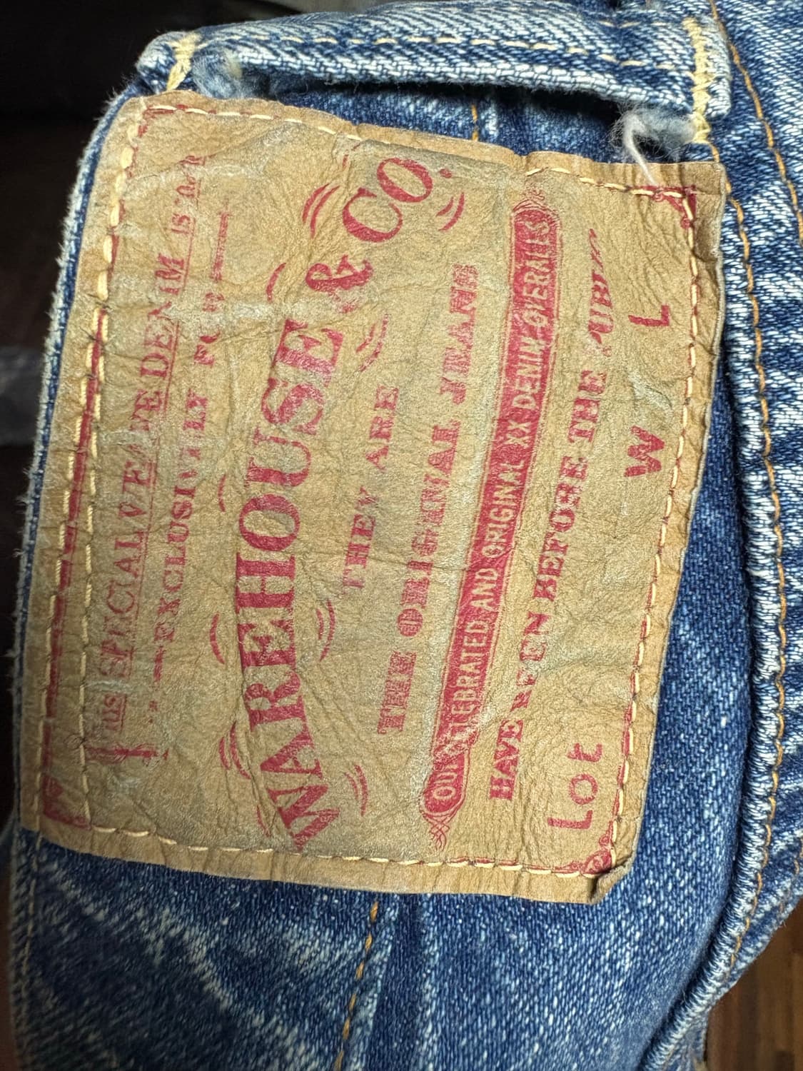 웨어하우스 1101 라이트 인디고 36사이즈 상품이미지6