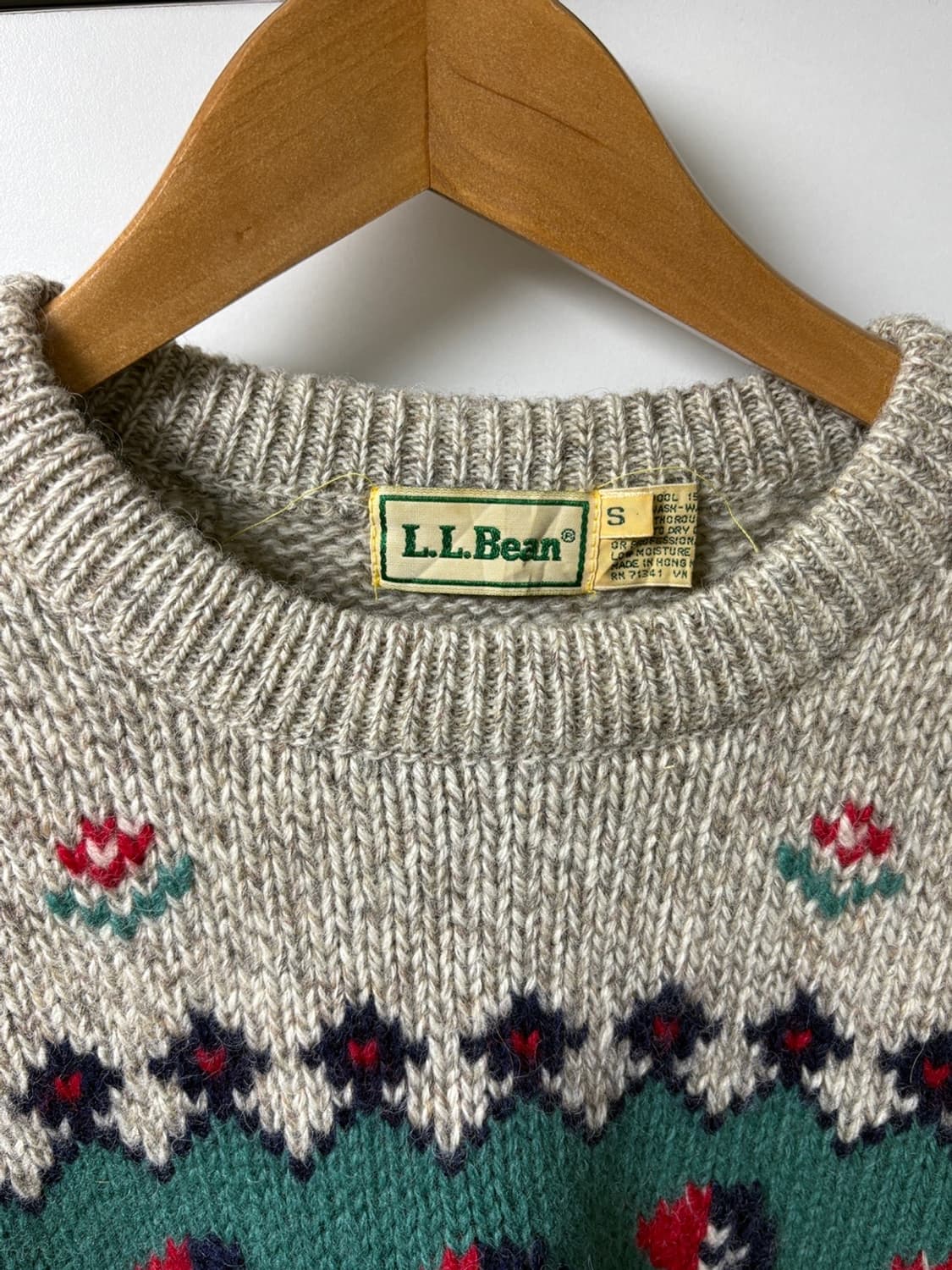 80s 엘엘빈 니트 상품이미지2