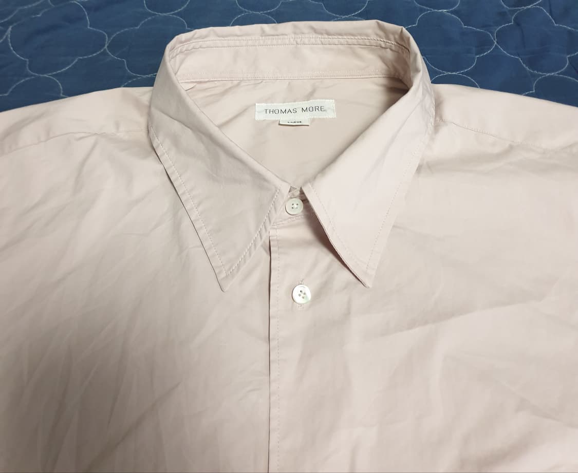 (단종매물) 토마스모어 나일로혼방 페이퍼셔츠 샌드베이지 (L) 상품이미지2