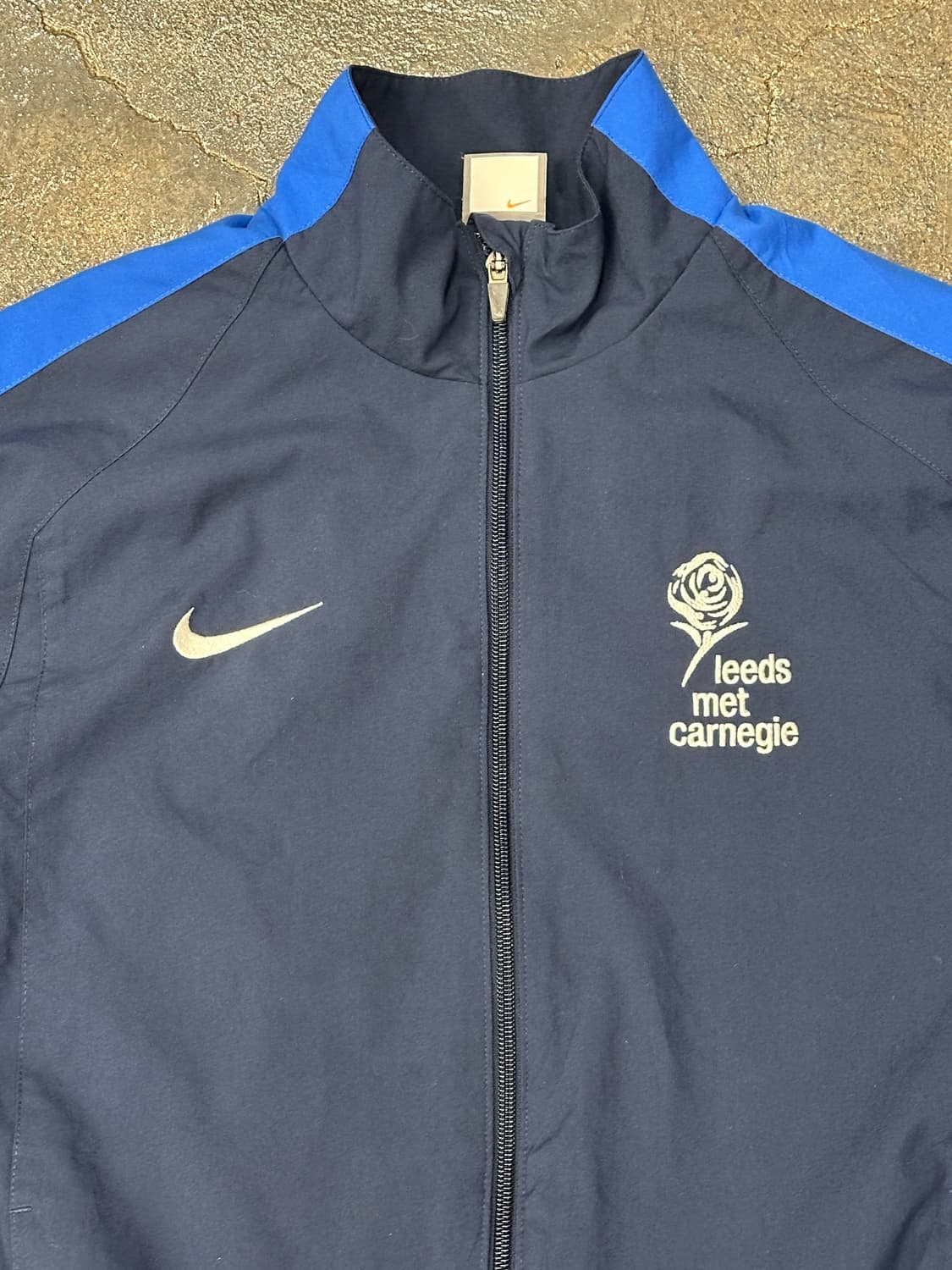 00s 나이키 풋볼 네이비 트랙 자켓 S 상품이미지3
