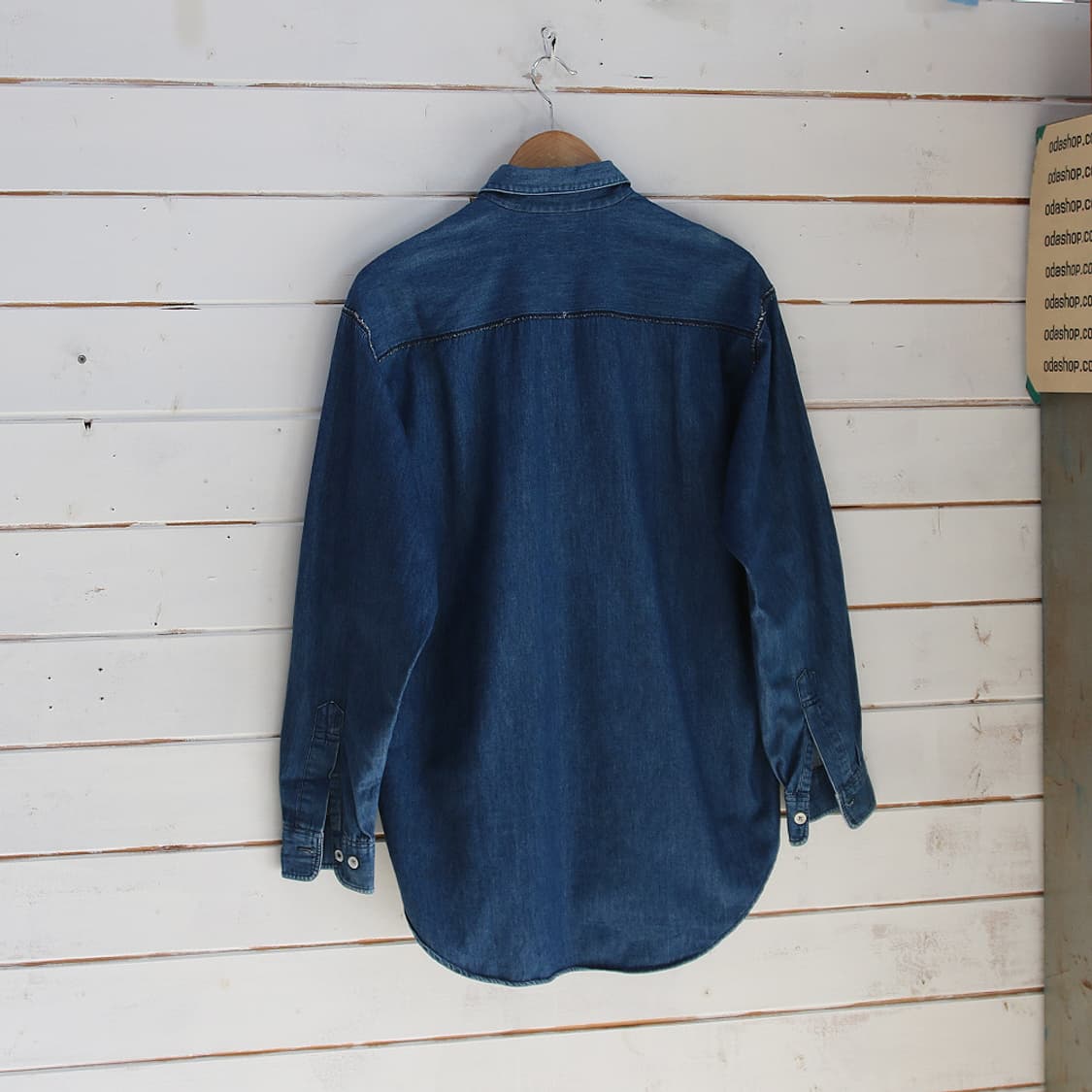 (착용컷) BASCO 데님 셔츠 (남성용 100) 상품이미지2
