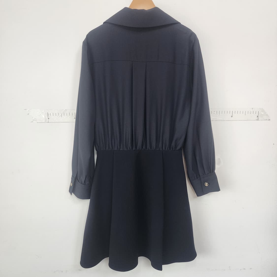 로엠 블랙 긴팔 미니 원피스 상품이미지9