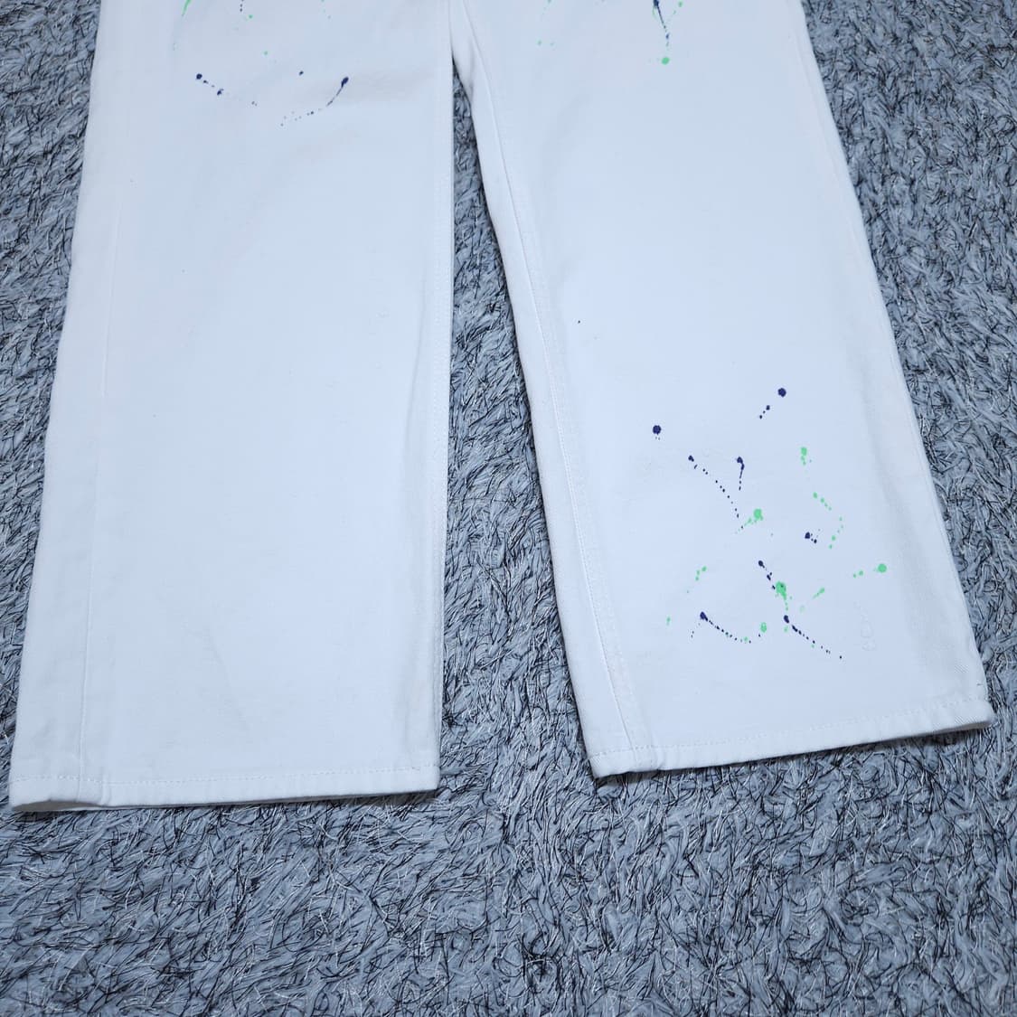 페이탈리즘)30(46) 남자 아트워크 와이드핏 화이트진 / 왕눈이 상품이미지3