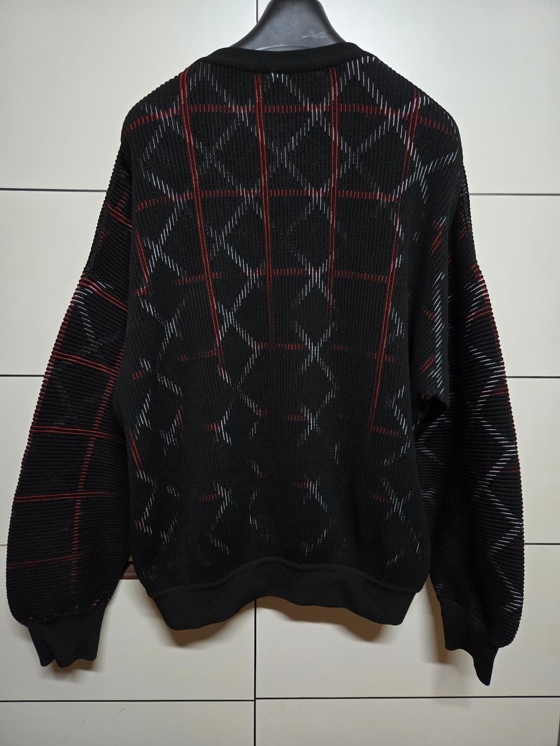 나이키랩 이태리 클래식 스포츠 체크 니트 크루넥 상품이미지4