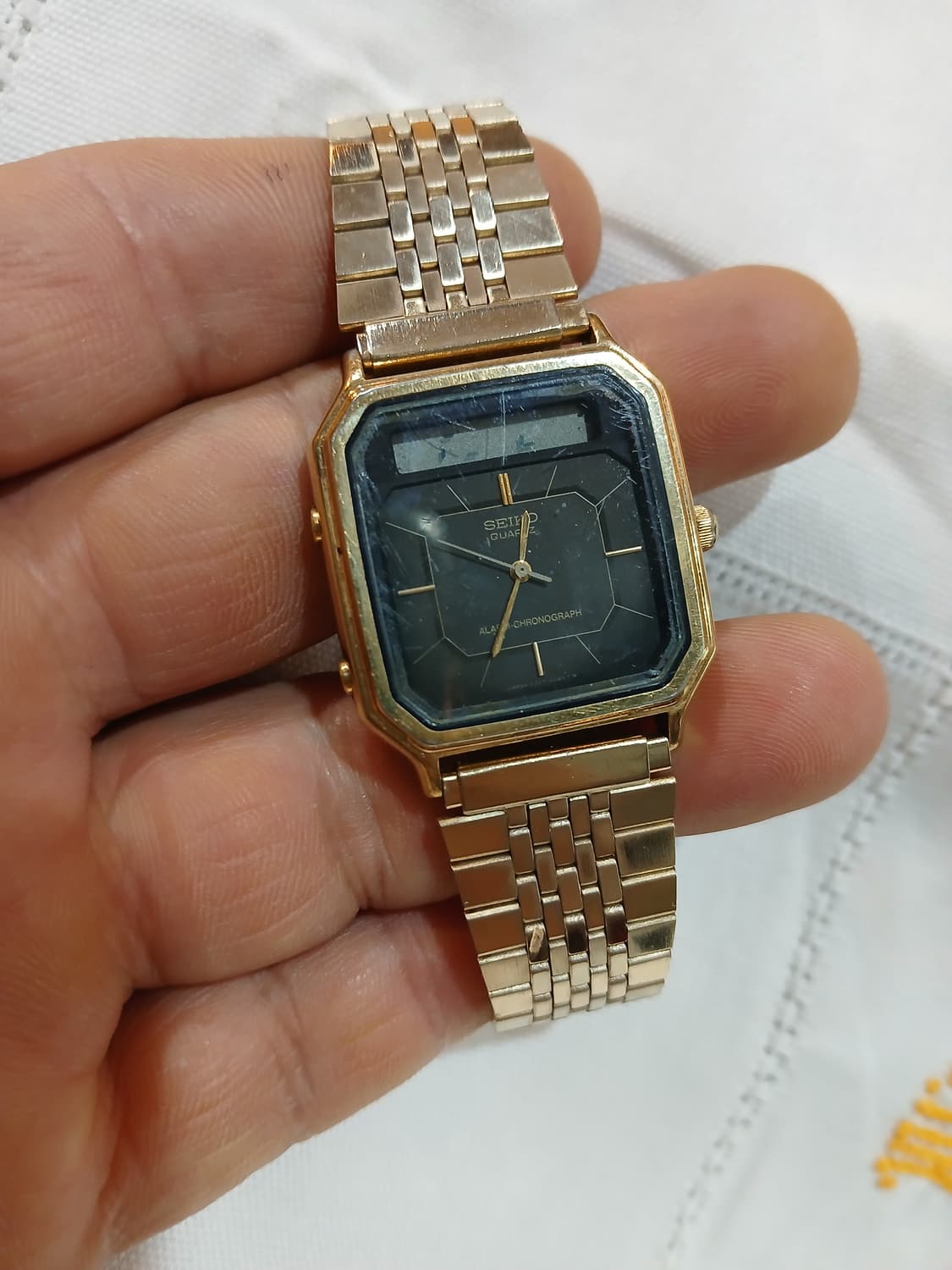 80s 빈티지 세이코 아나디지 쿼츠 시계 상품이미지1