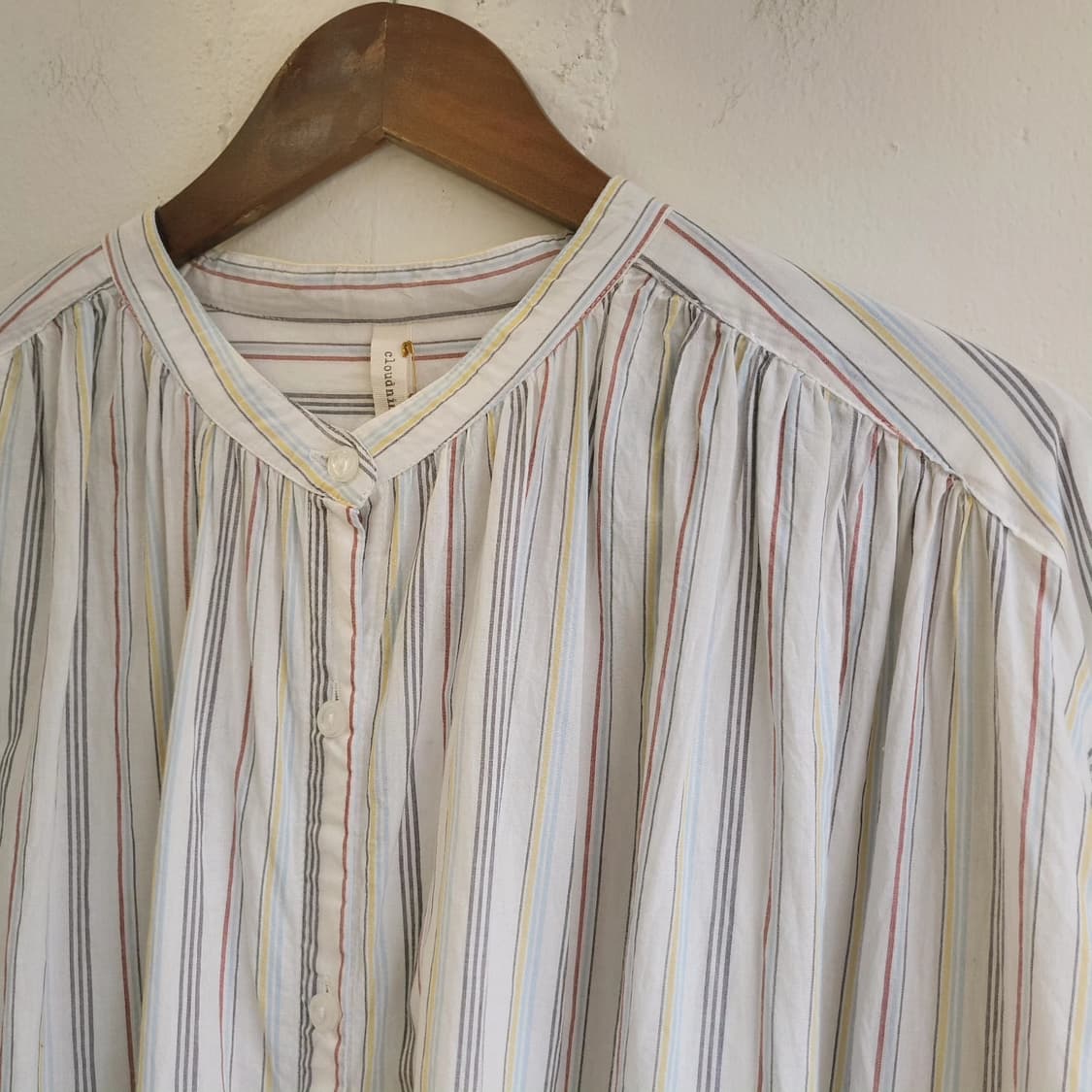 Cloud nine 멀티스트라이프 롱셔츠 원피스 상품이미지3