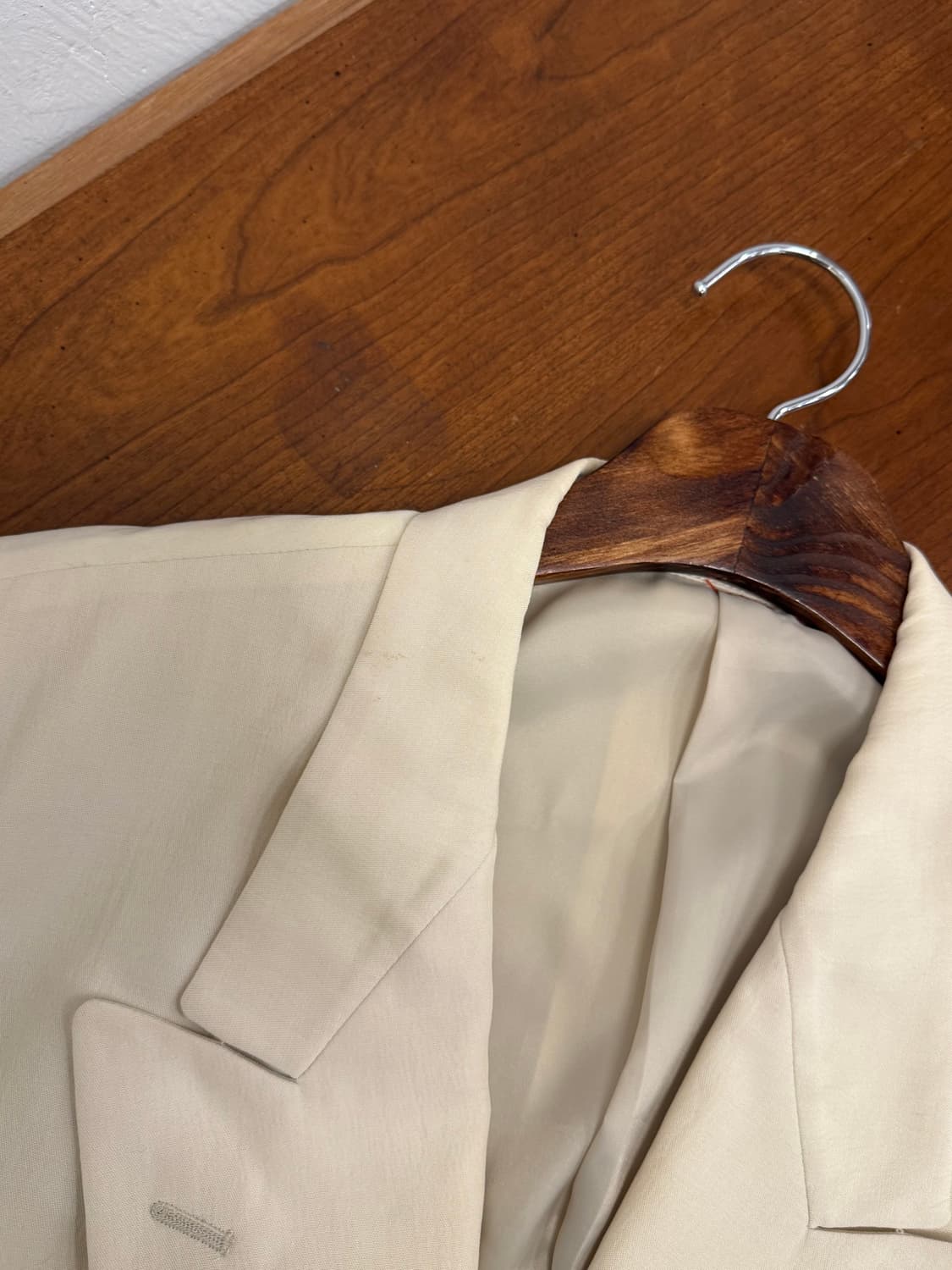  L) LANVIN Paris Double-Breasted Tencel  상품이미지8