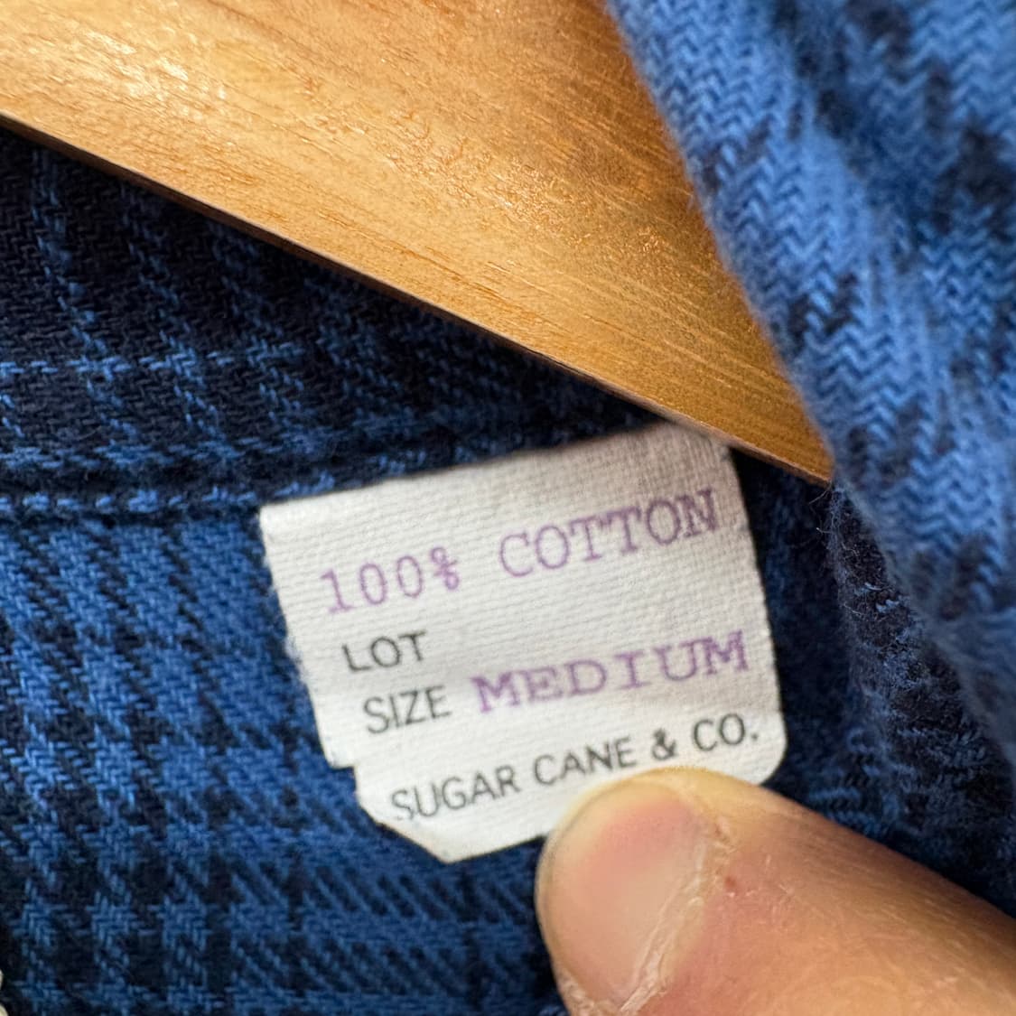 슈가케인 블루 체크 셔츠 여/M 상품이미지7