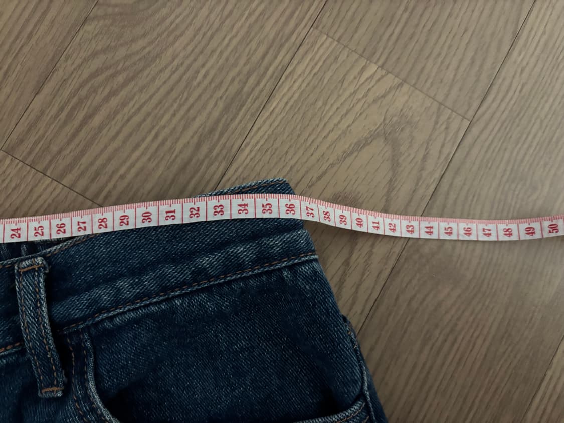 세상 힙한 코리아브랜드 힙합 중청바지 여성 66~66반 키작녀 추천 상품이미지6