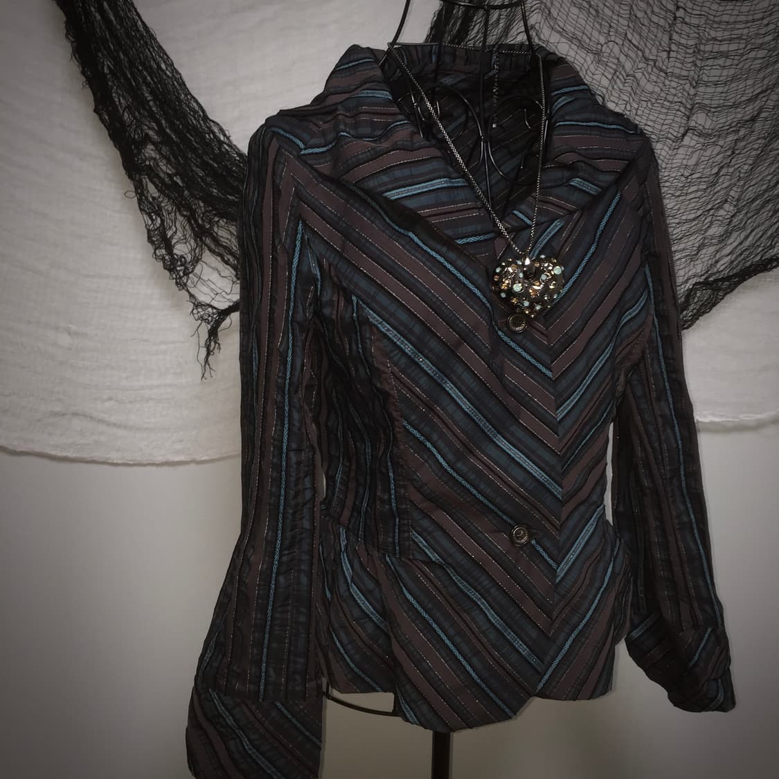 Fairy mint chocolate blouse jacket 상품이미지6