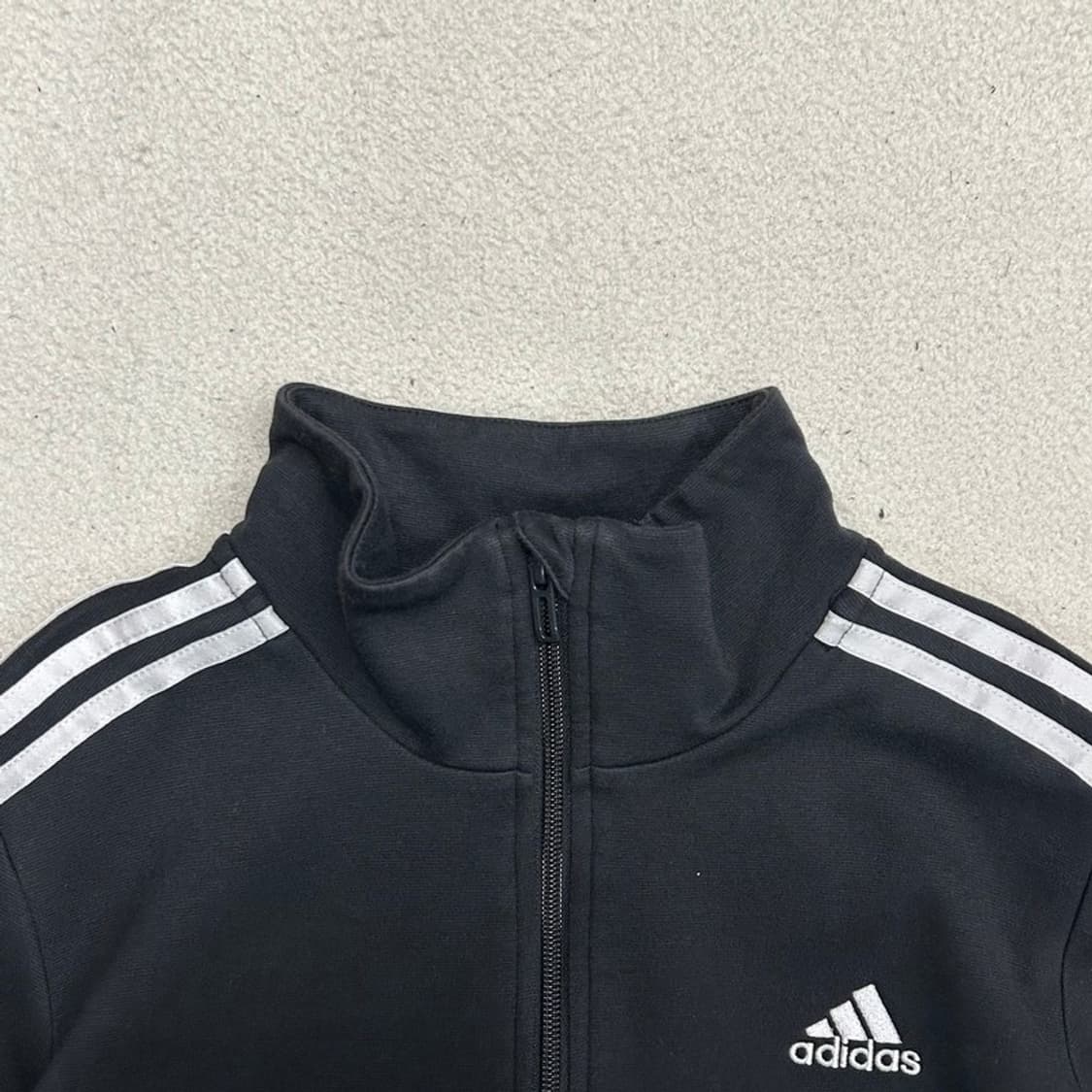 아디다스 트랙탑 코튼 져지 블랙 160 상품이미지4