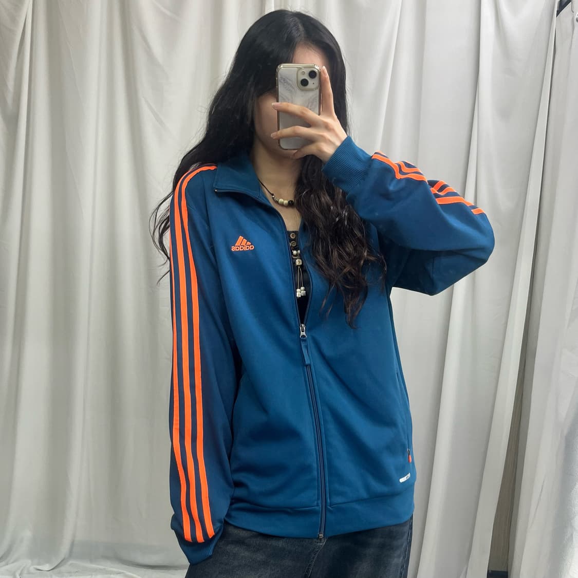 Adidas navy orange jerey 상품이미지2