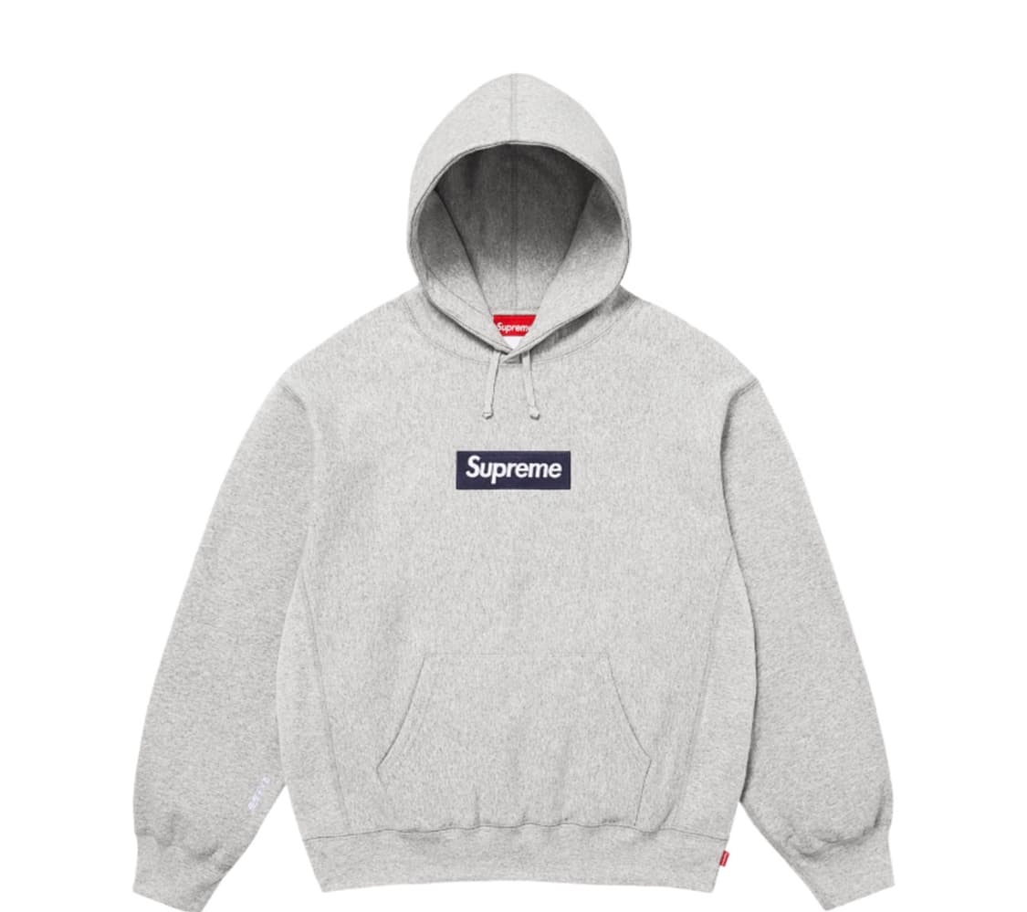[M] 25FW 슈프림 박스 로고 후드티 그레이 상품이미지1