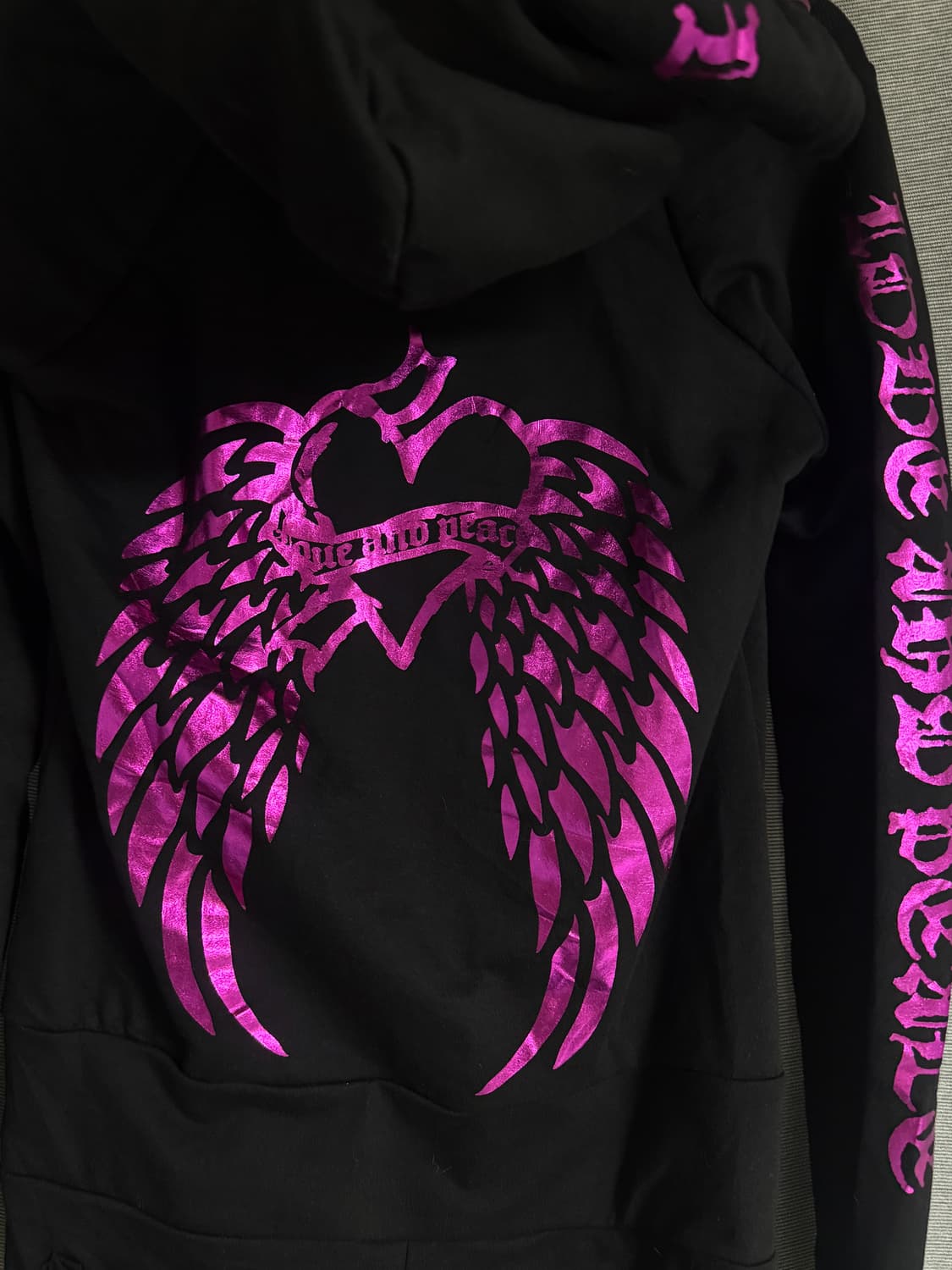 갸루 후드집업 빈티지 상품이미지4