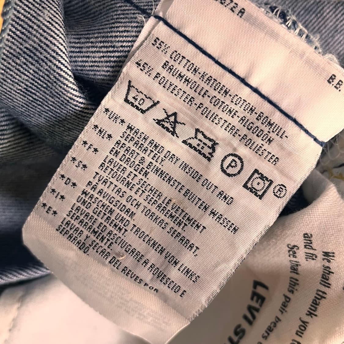 리바이스 536 04 데님팬츠 W32 L34 상품이미지6