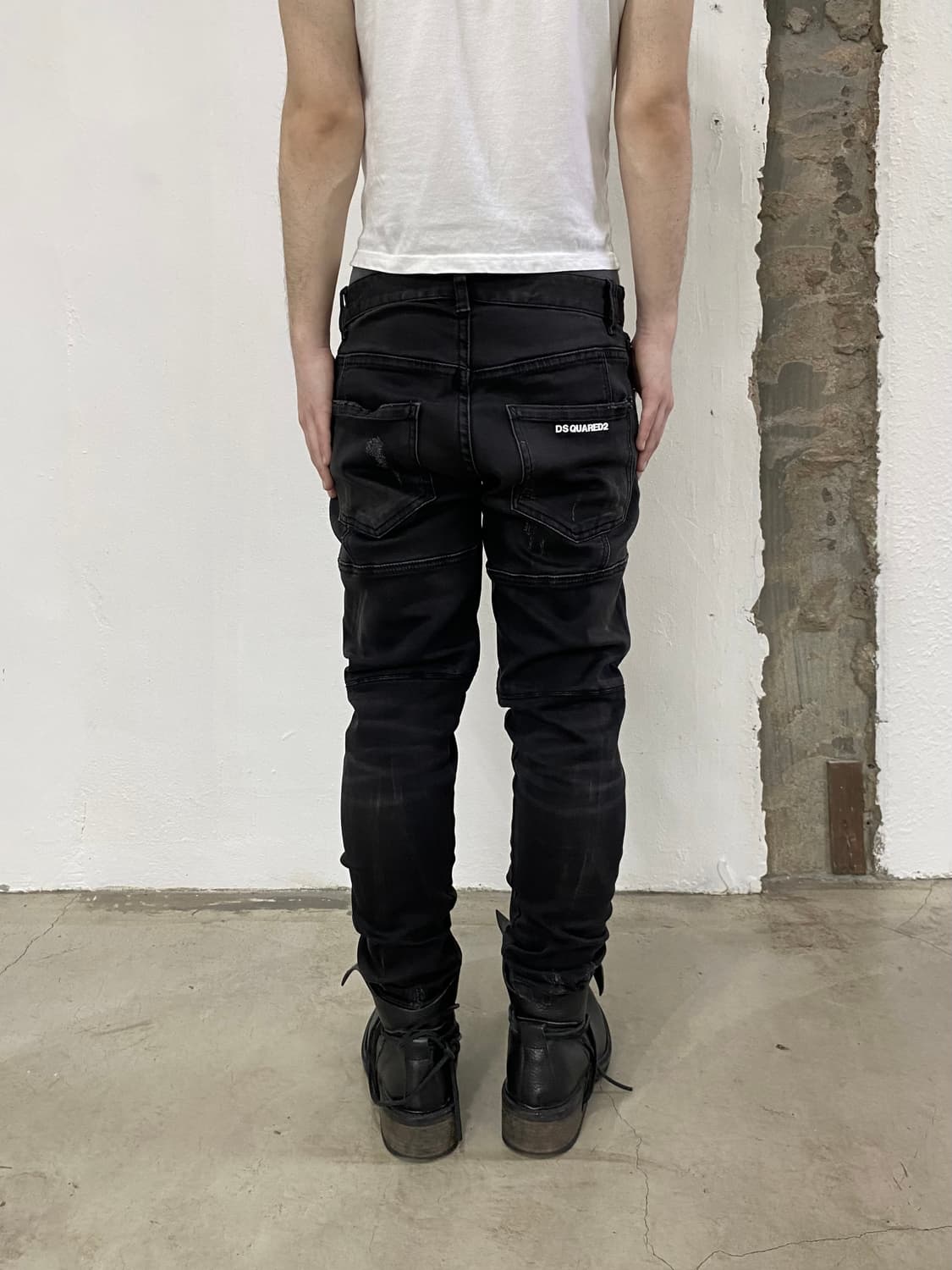 디스퀘어드2 디스트로이드 레터링 팬츠 상품이미지3