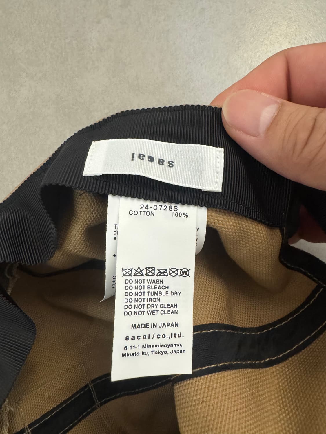 Sacai x 칼하트 모자 상품이미지4