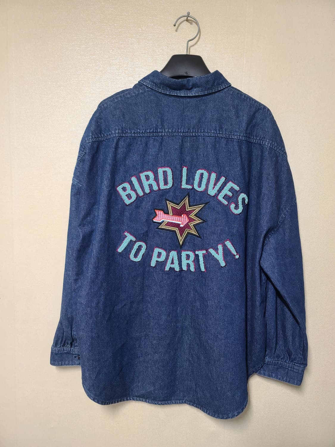 한섬 bird 오버핏 데님셔츠 상품이미지4