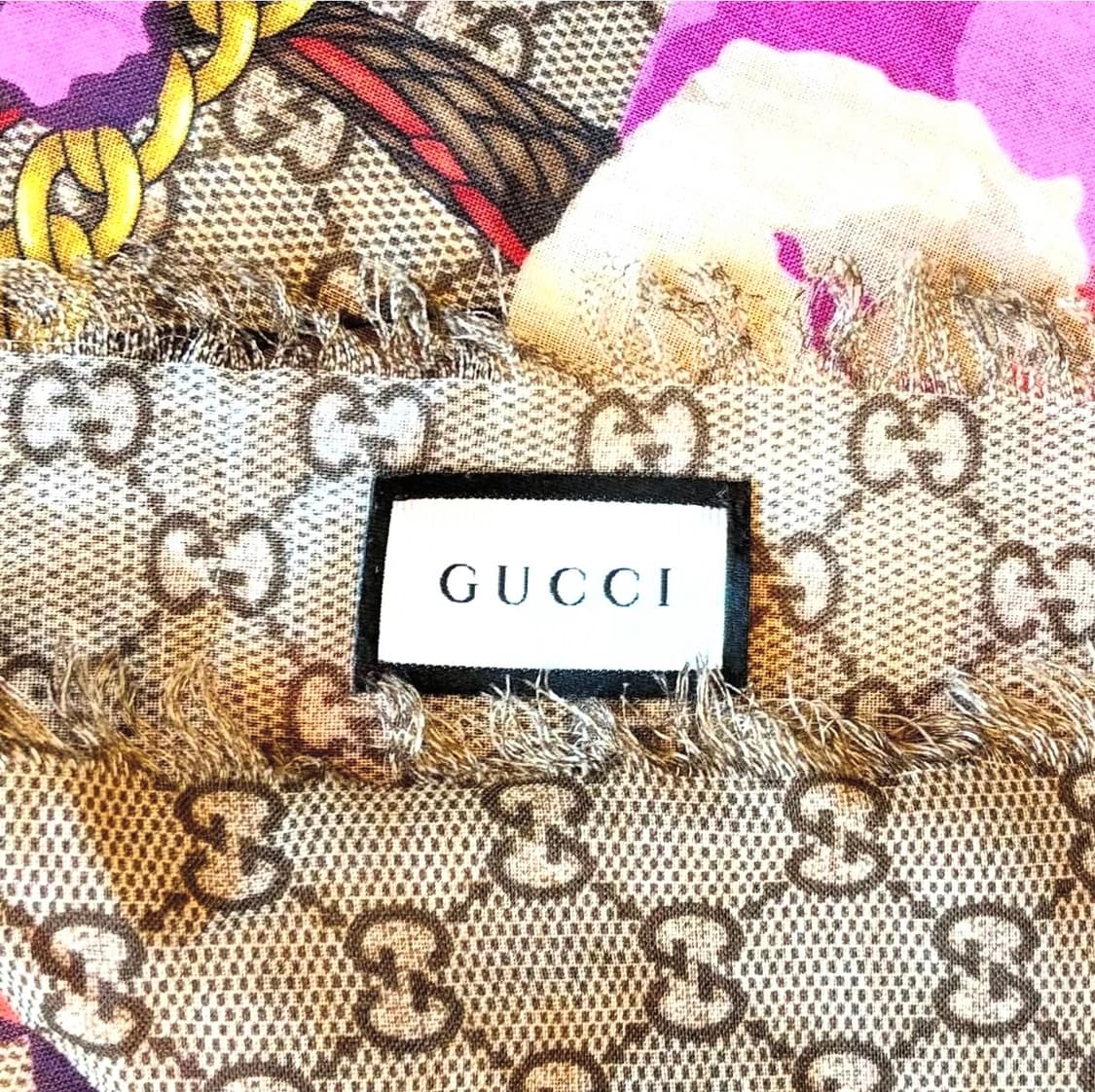 구찌 플라워 울 스카프 상품이미지4