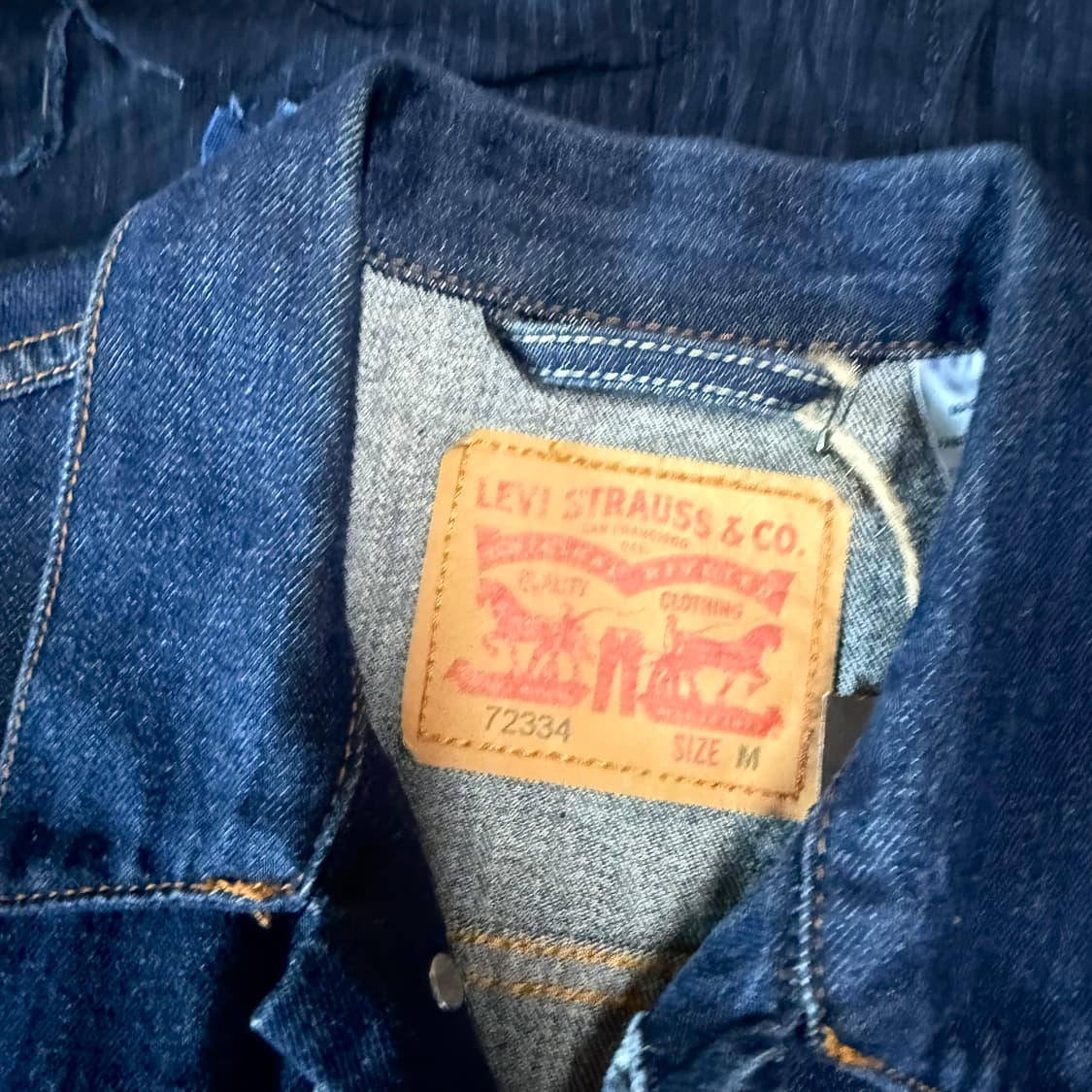 리바이스 72334 3rd 데님 트러커 자켓 M 상품이미지4