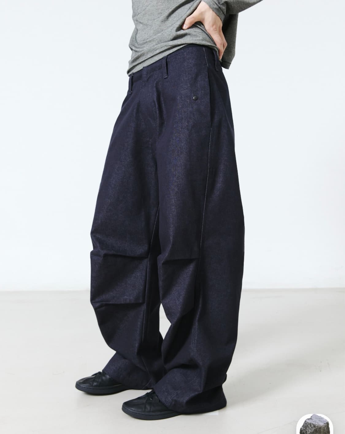 [2] 해칭룸 Snow Jeans Washed Indigo 상품이미지3