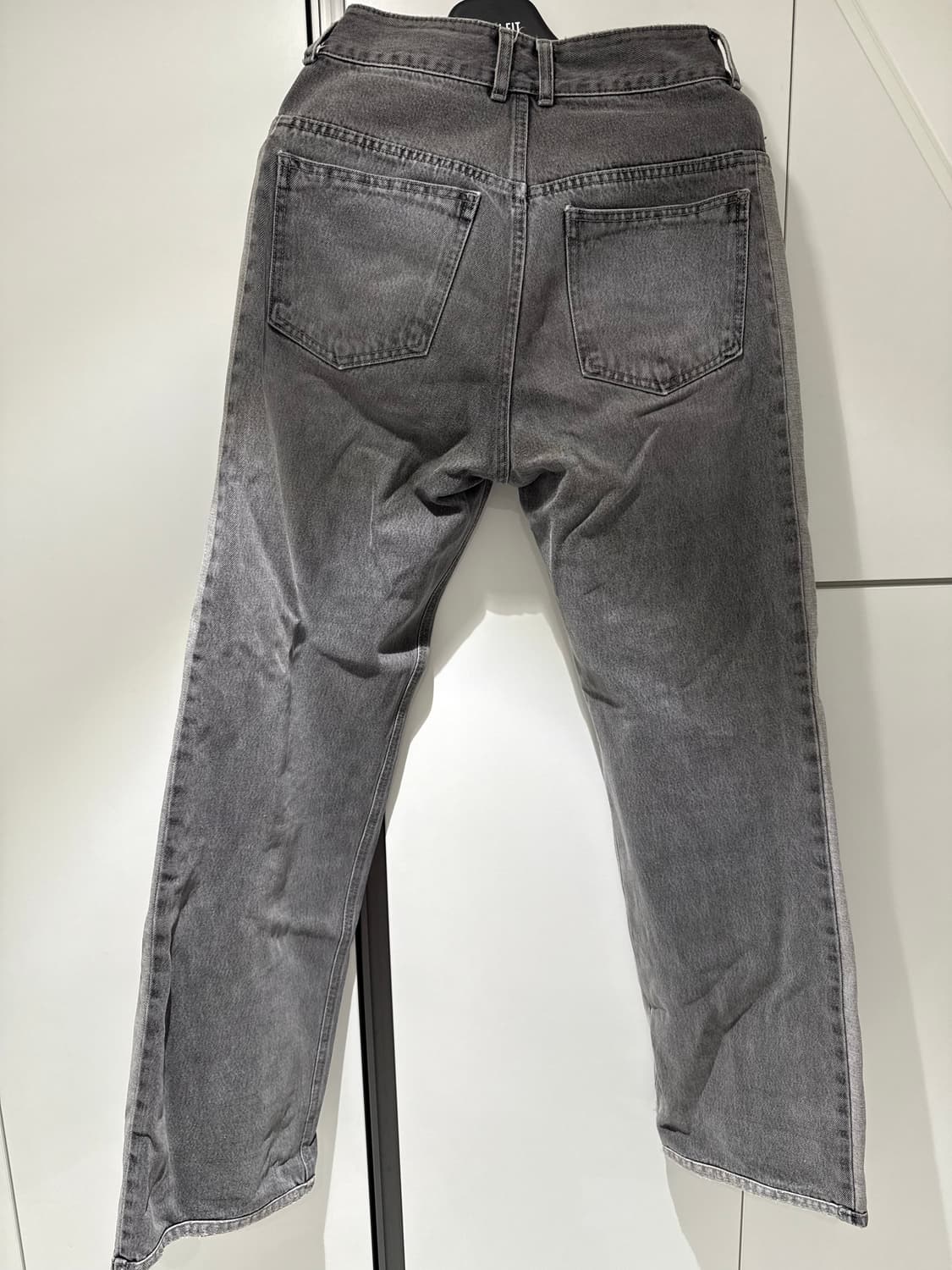 에드 어글리 롱 와이드 데님 그레이 상품이미지2