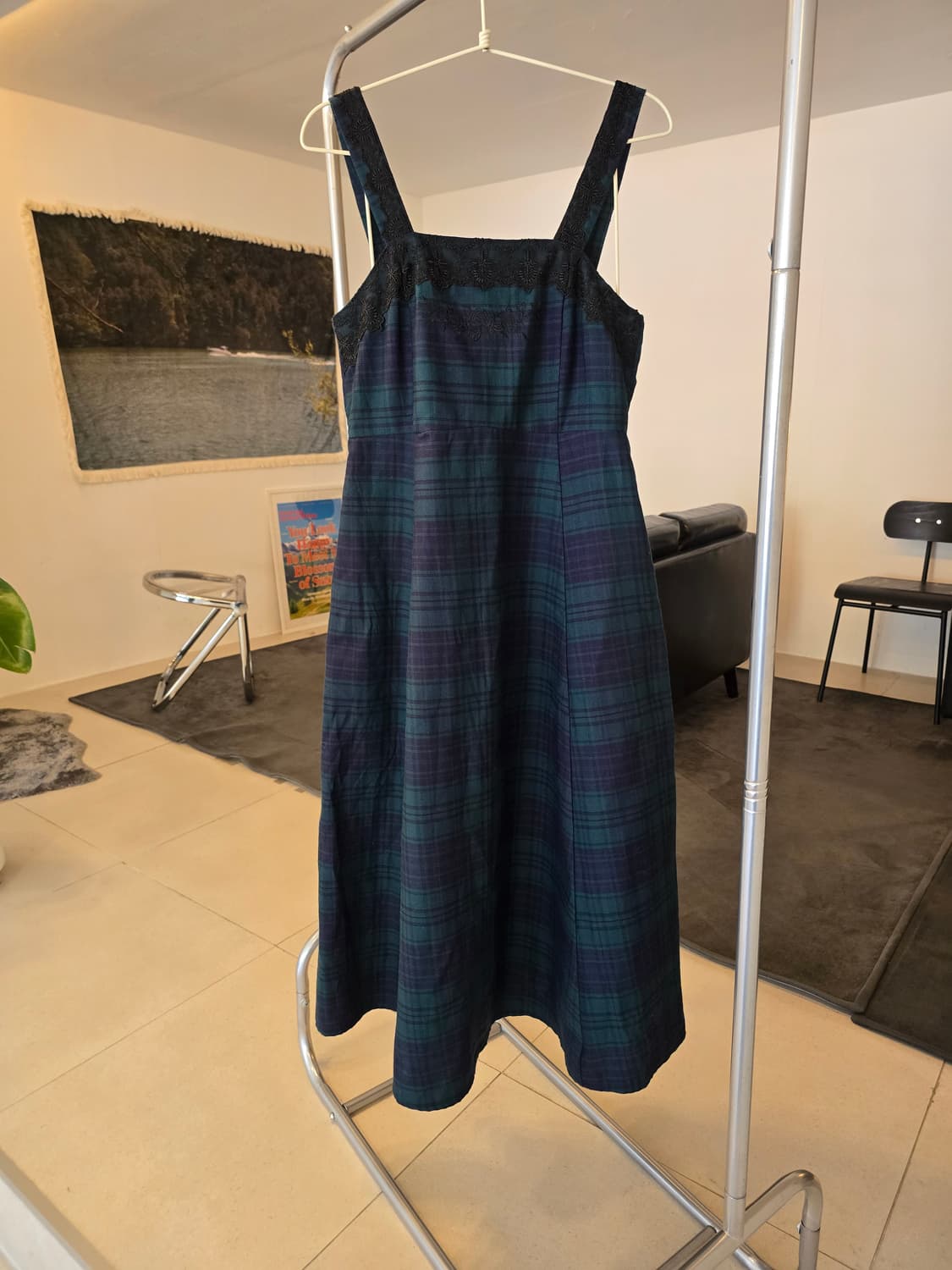 axes femme 체크원피스 상품이미지1